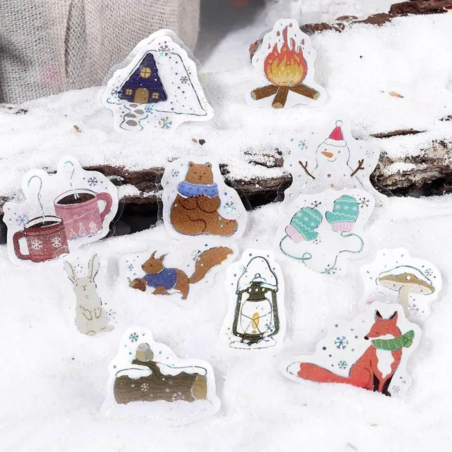 (2025 Limited Edition) BGM Flake Stickers – Winter Arrival