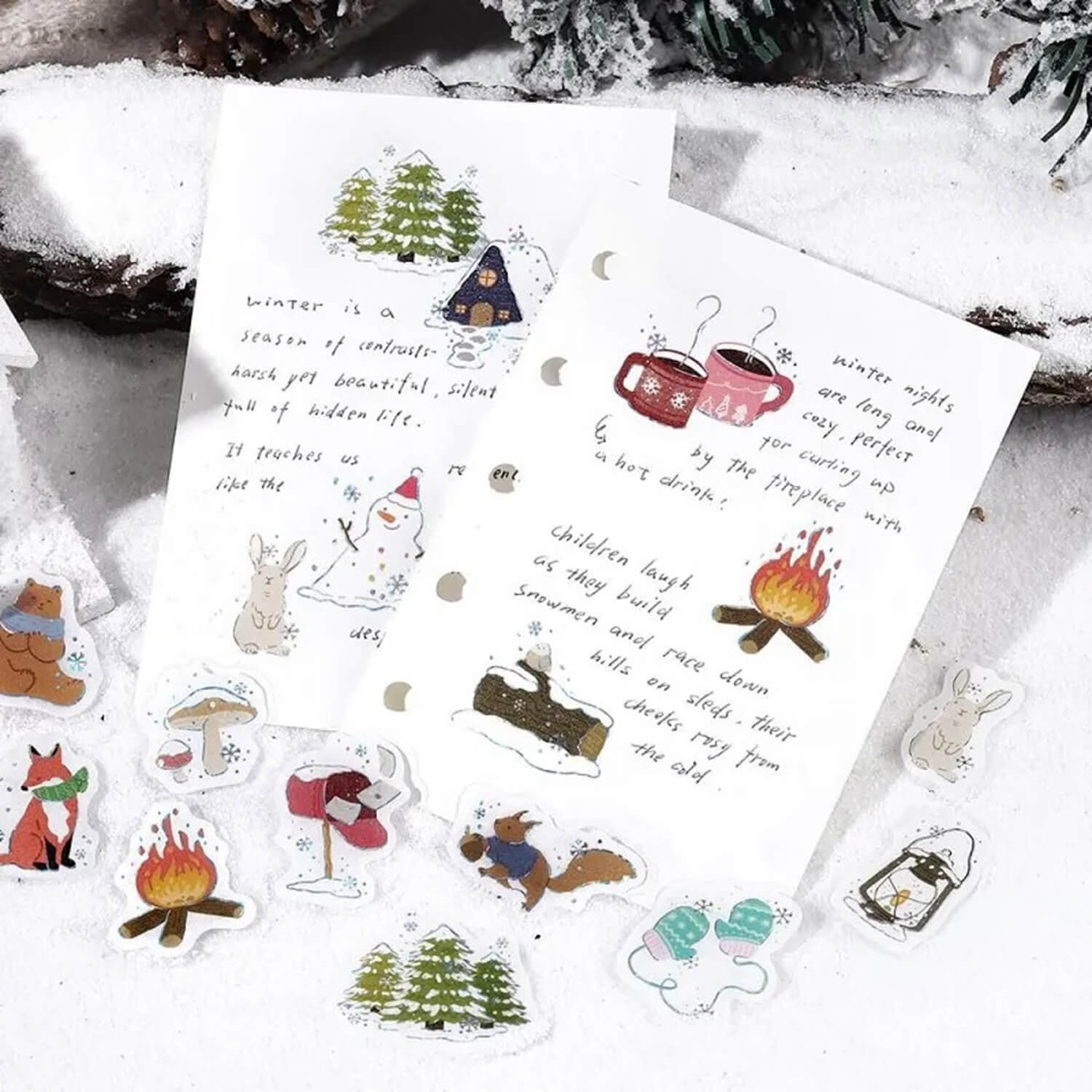 (2025 Limited Edition) BGM Flake Stickers – Winter Arrival