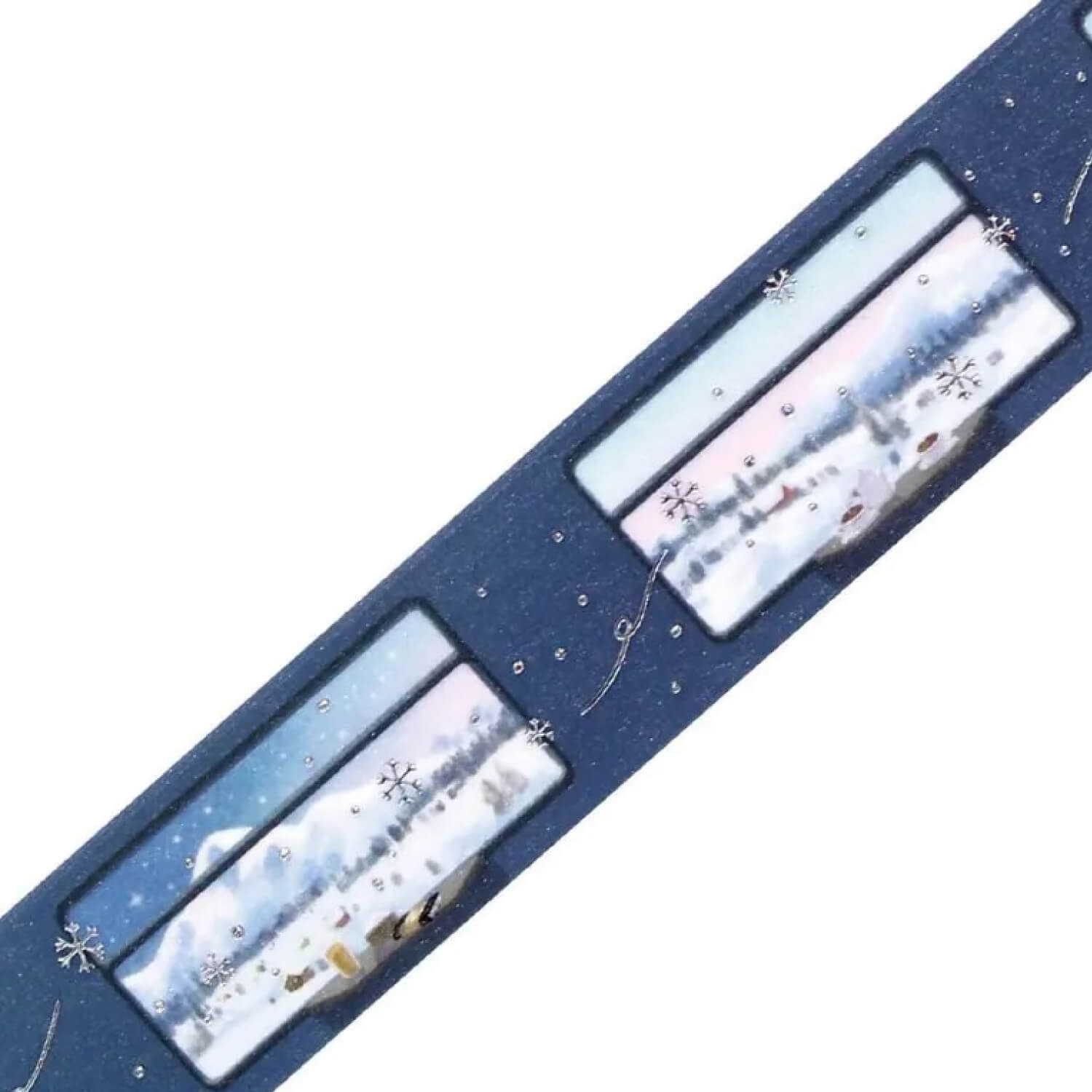 (2025 Winter Limited) BGM Foil Masking Tape – Snow View Sleeper Train