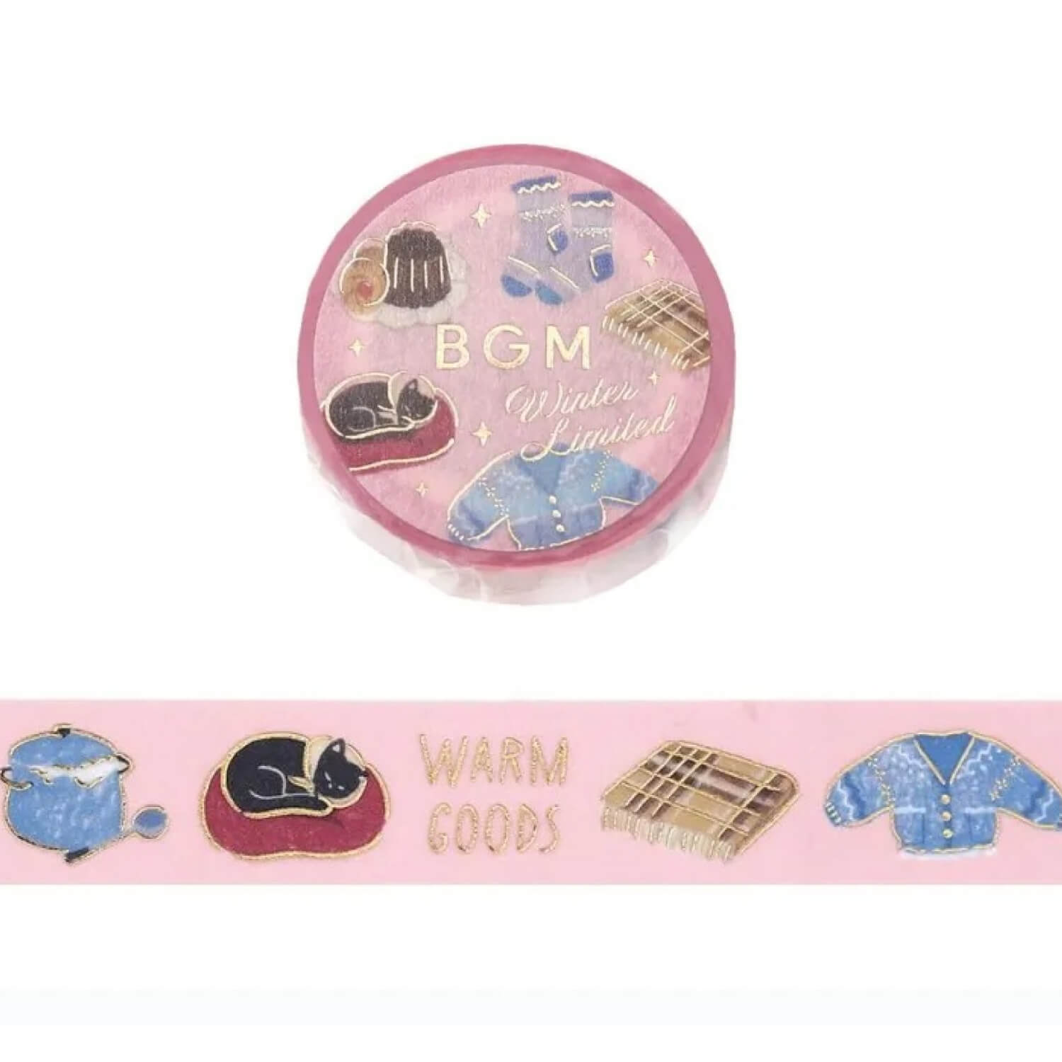(2025 Winter Limited) BGM Foil Masking Tape – Something Winter
