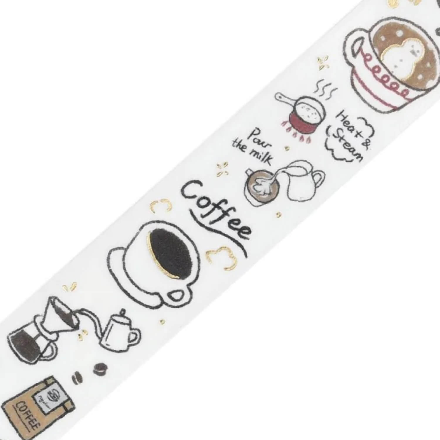 (2025 Winter Limited) BGM Foil Masking Tape – Winter Drinks