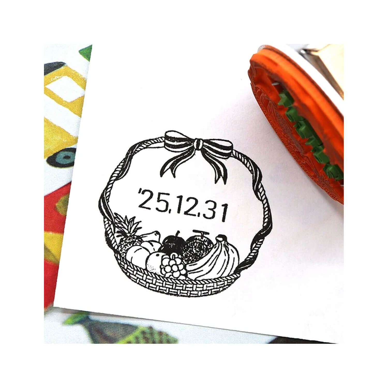 36 Sublo Stamp – Date Rotary Stamp: Fruits (36mm)