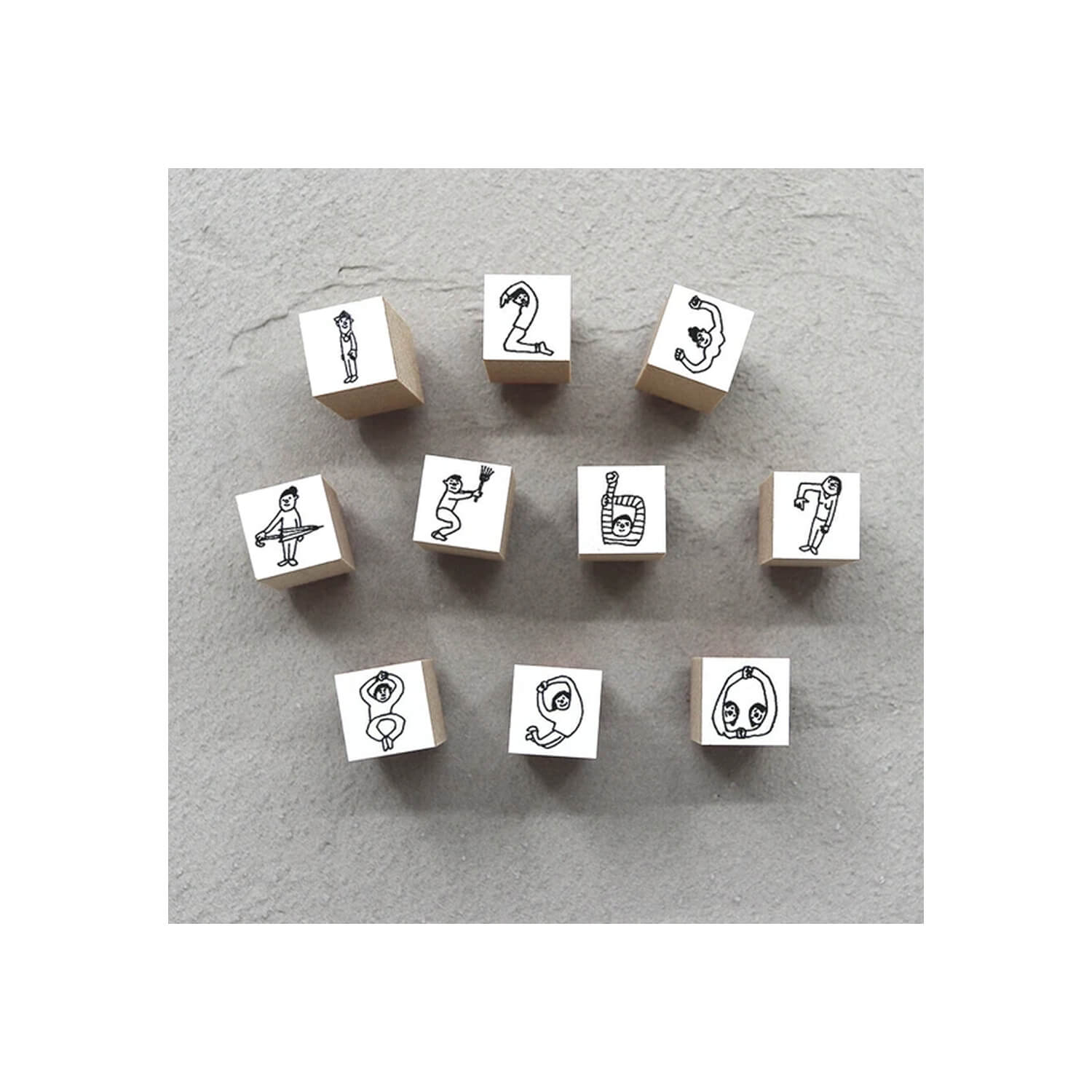 36 Sublo × Shiho Hoshino Number Stamp Set