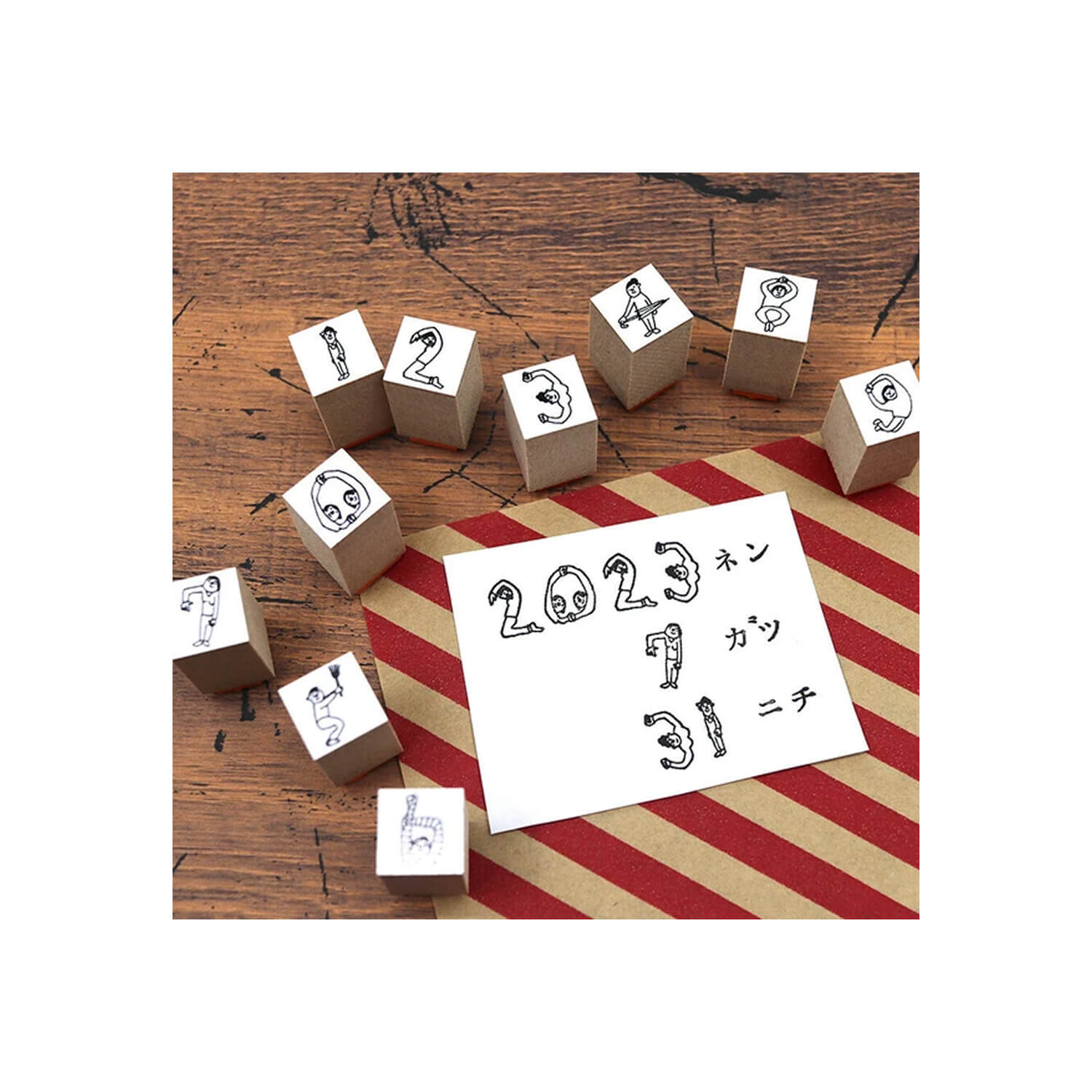 36 Sublo × Shiho Hoshino Number Stamp Set