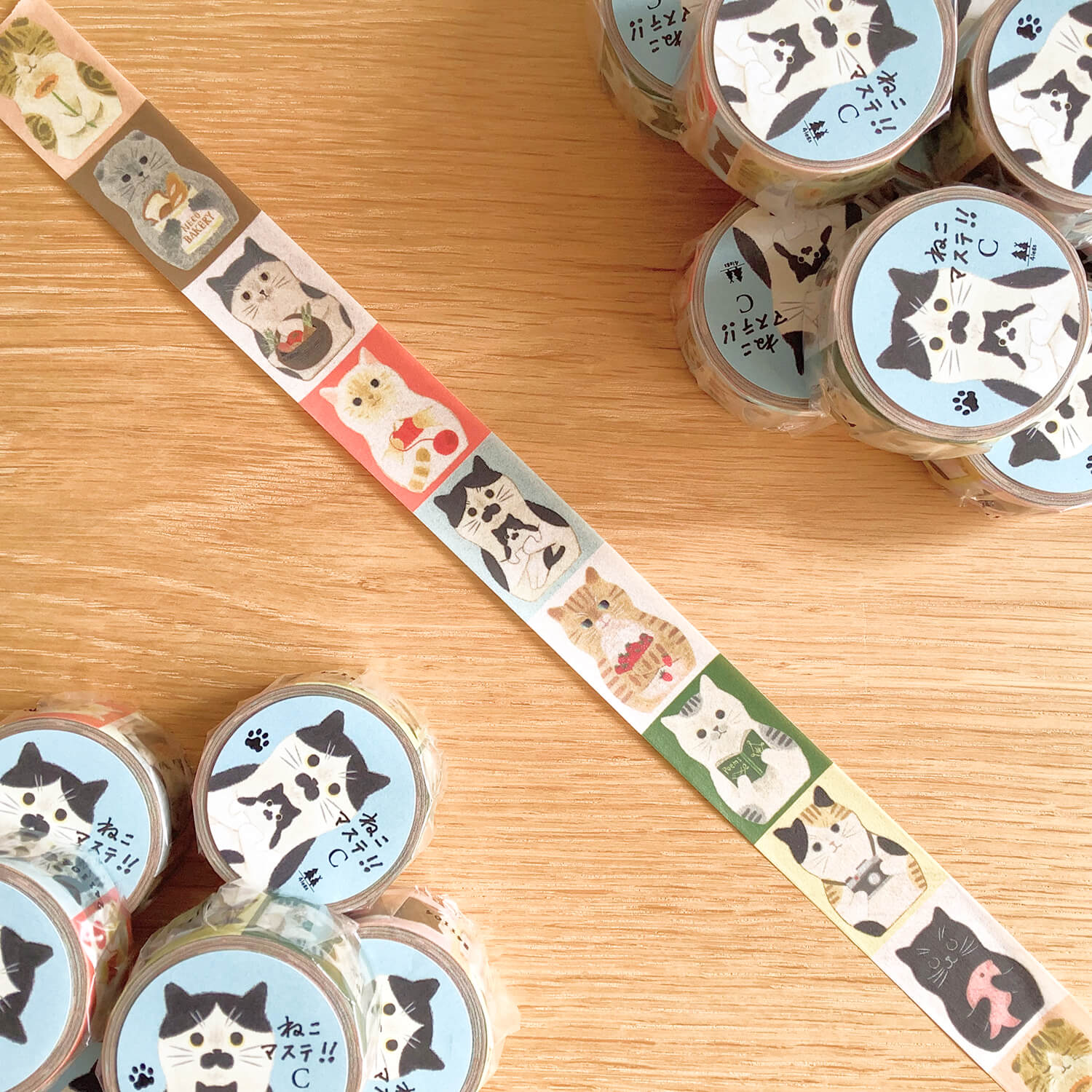 4 Legs Cat Portrait Washi Tape