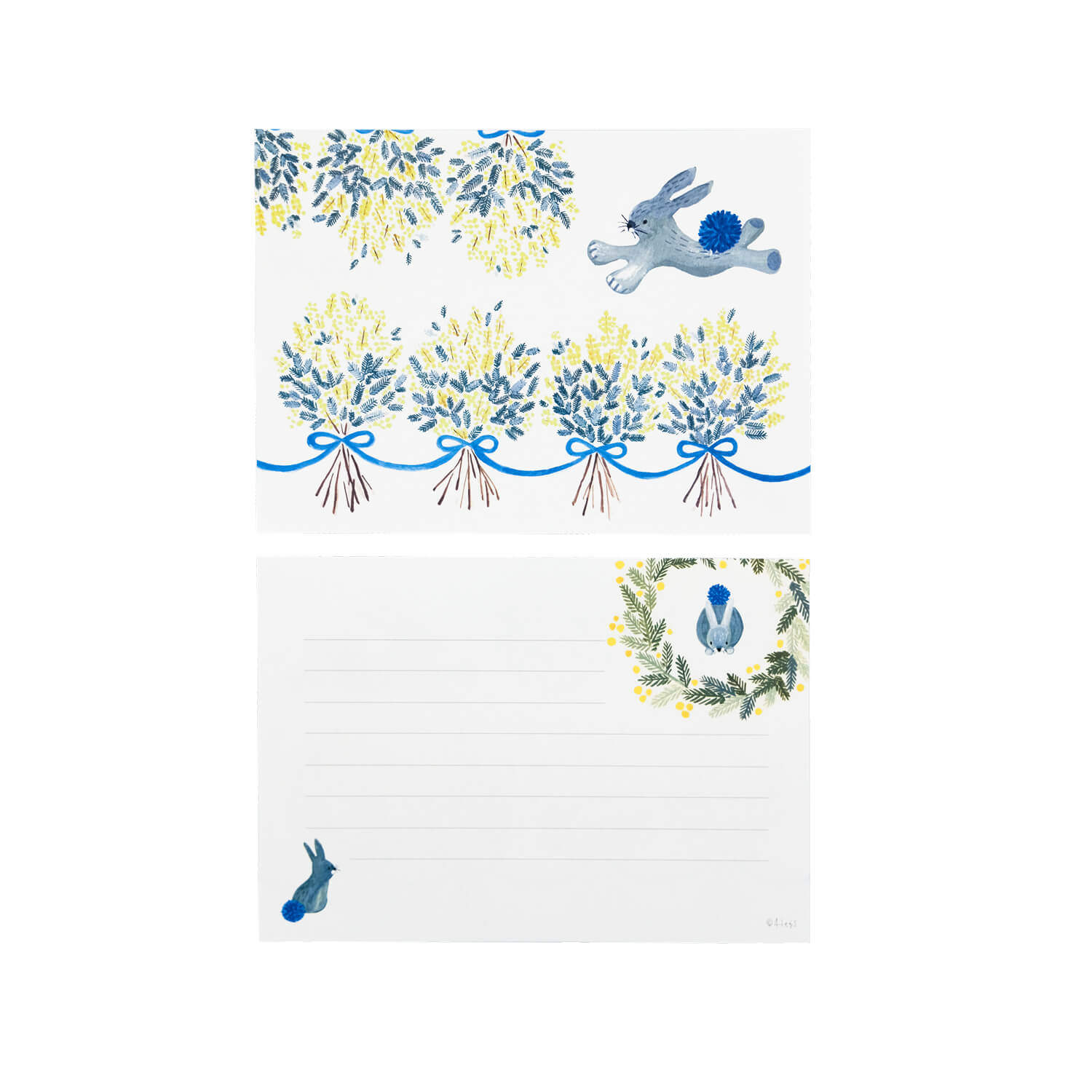 4 Legs Letter Paper Set (40 Sheets)