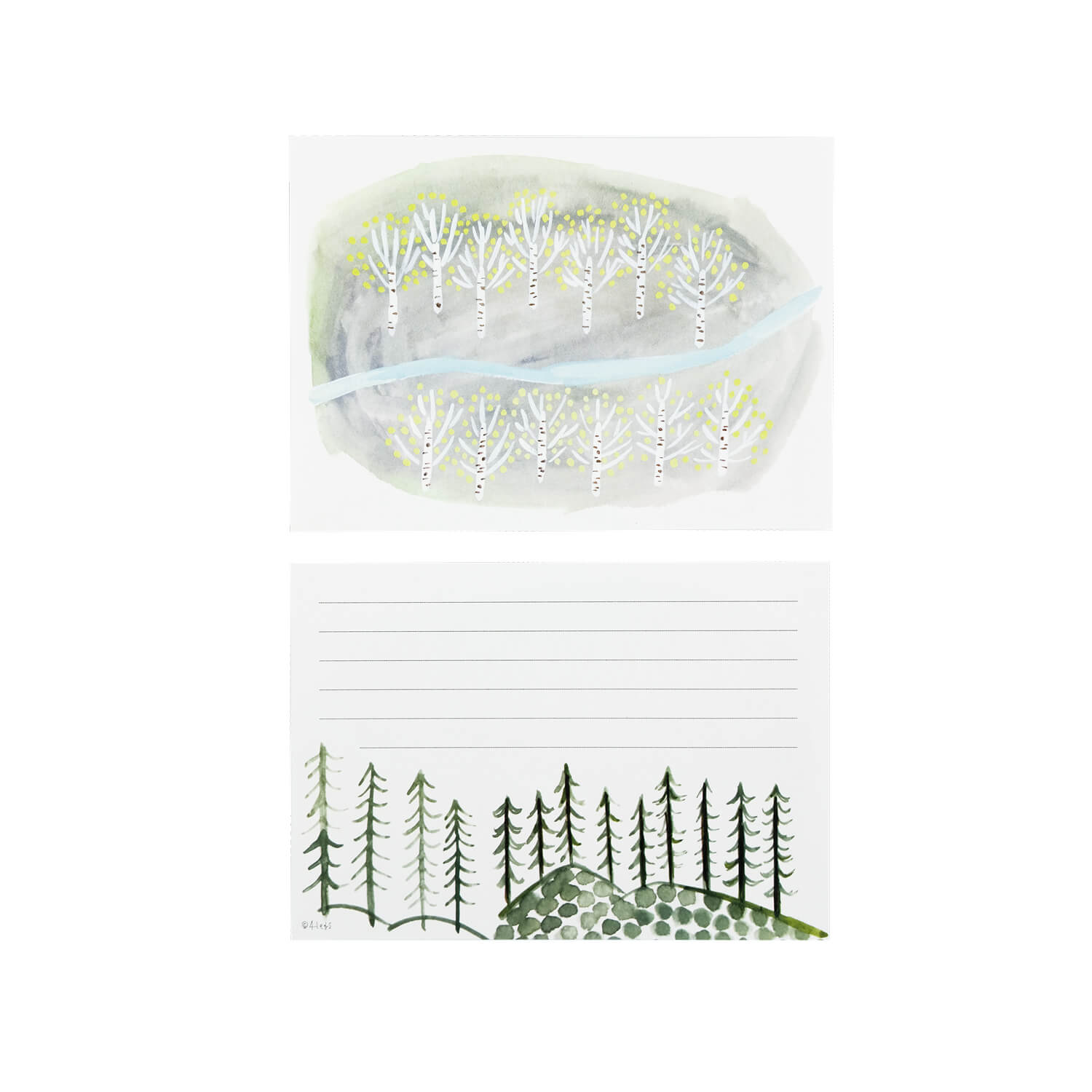 4 Legs Letter Paper Set (40 Sheets)