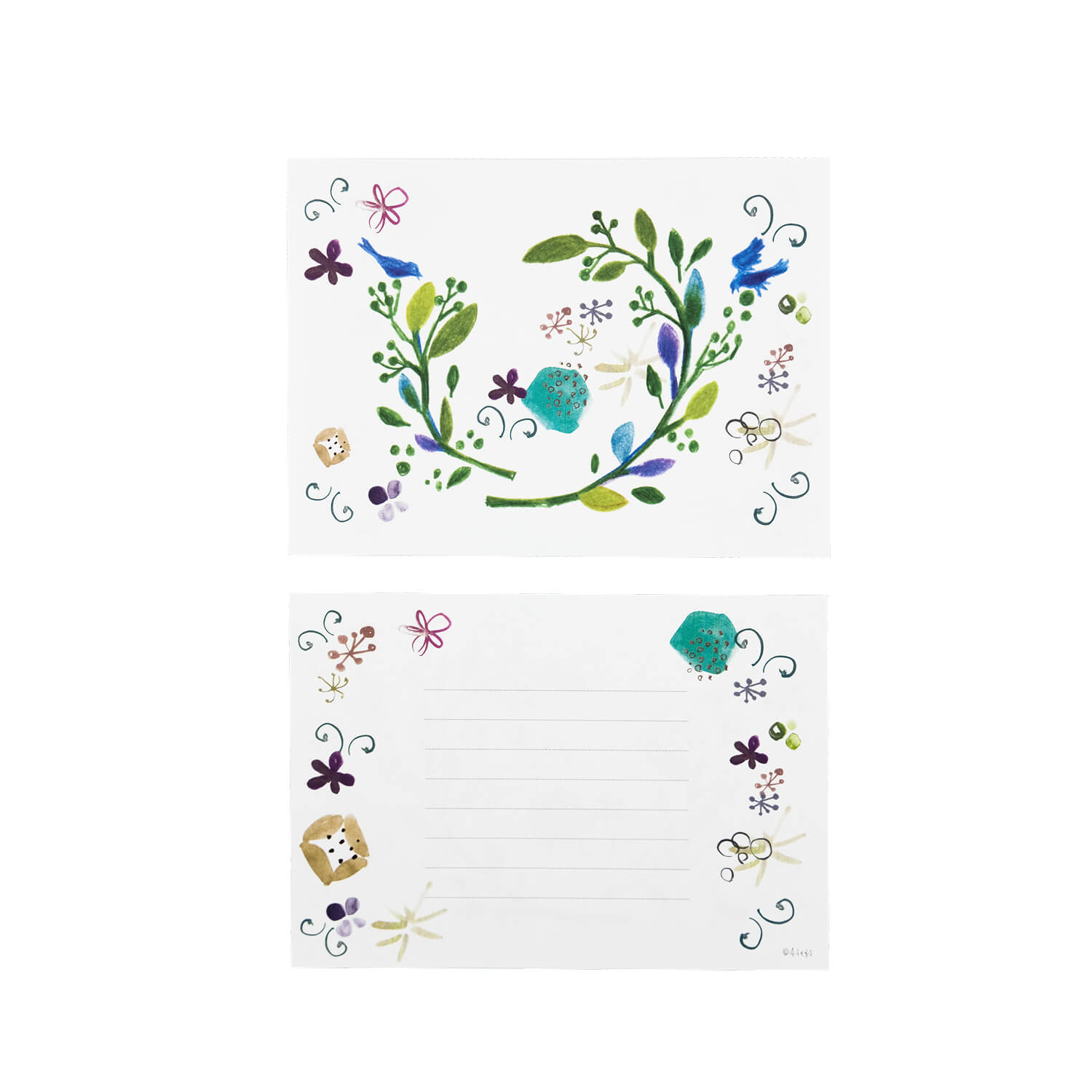 4 Legs Letter Paper Set (40 Sheets)