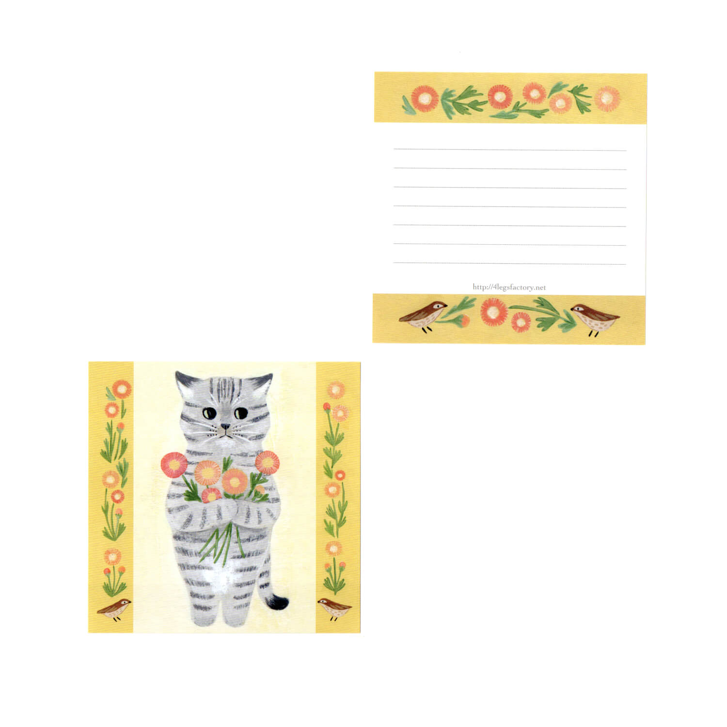 4 Legs Memo Paper (96 Sheets)