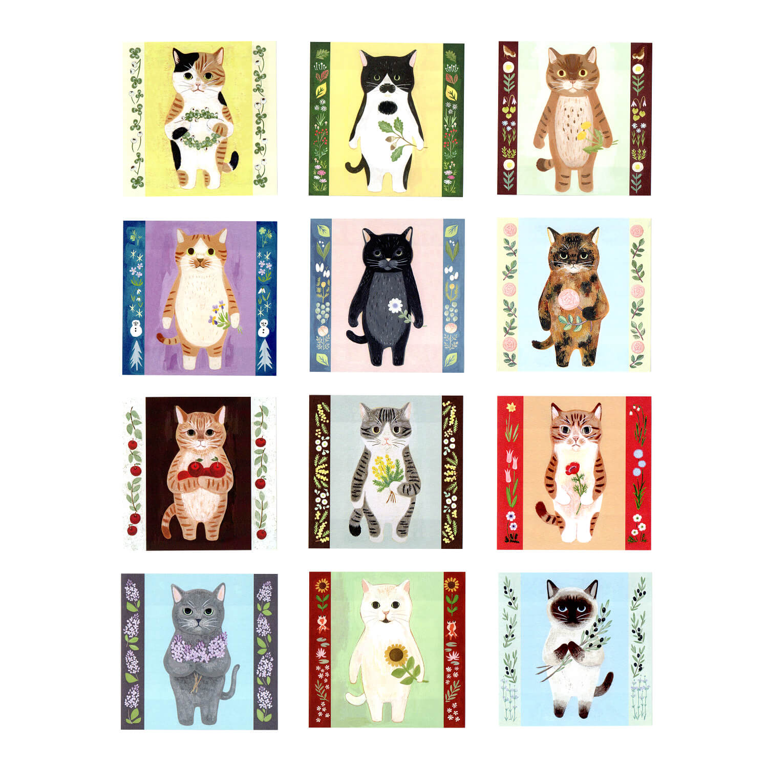 4 legs Cat Memo Sheet (96 sheets)