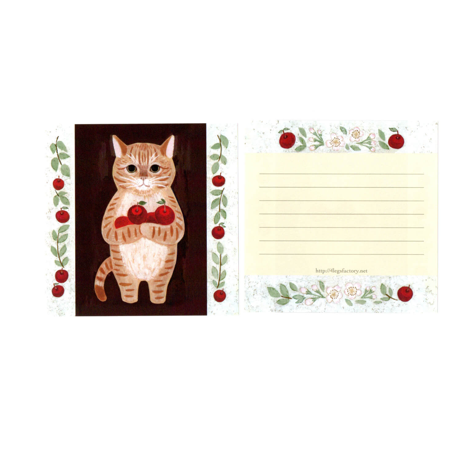 4 legs Cat Memo Sheet (96 sheets)