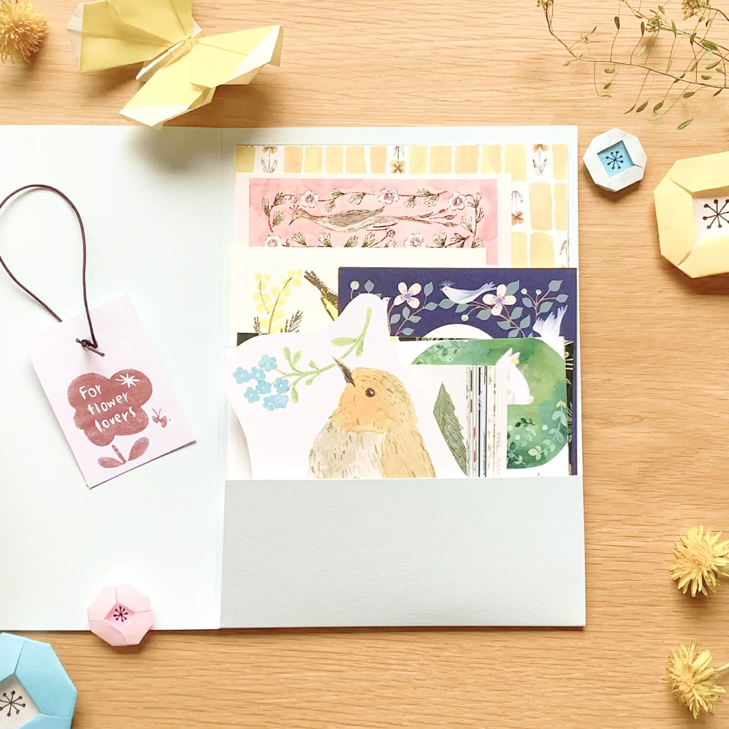 4 legs Flower & Plant Paper Set