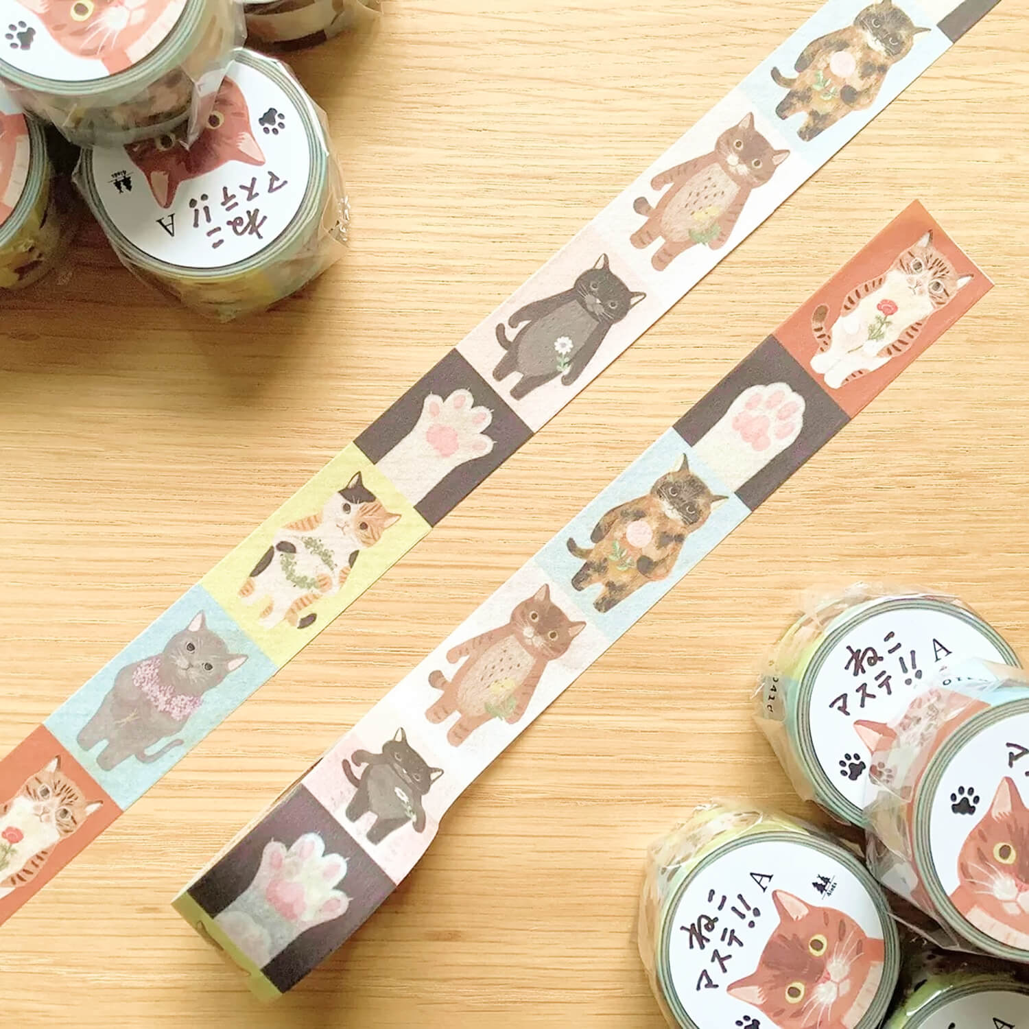 4 legs Masking Tape – Cat Series A
