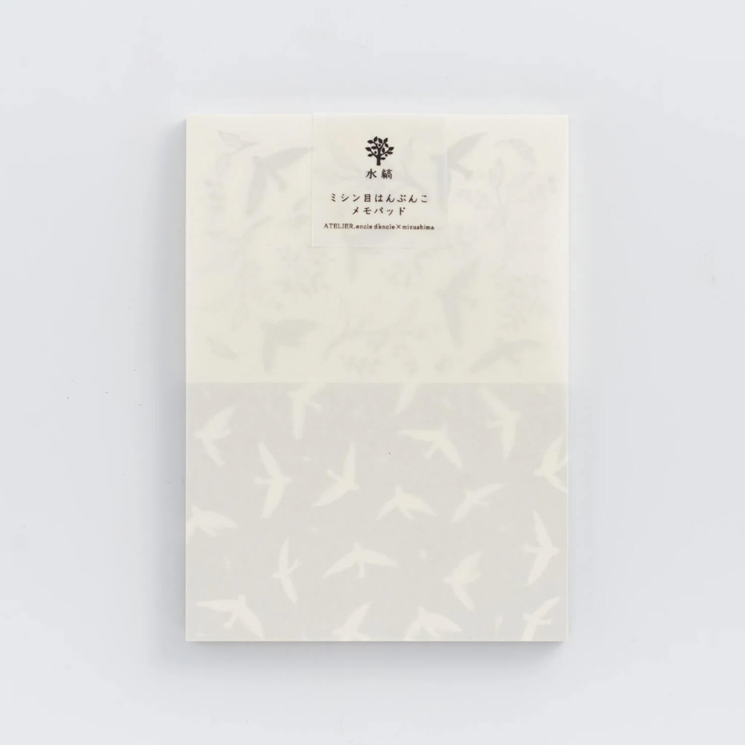 ATELIER.encle d'encle × Mizushima Half-Sheet Memo Pad