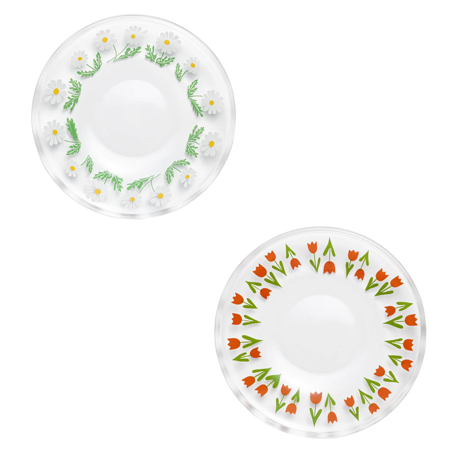 Aderia Retro Glass Plate