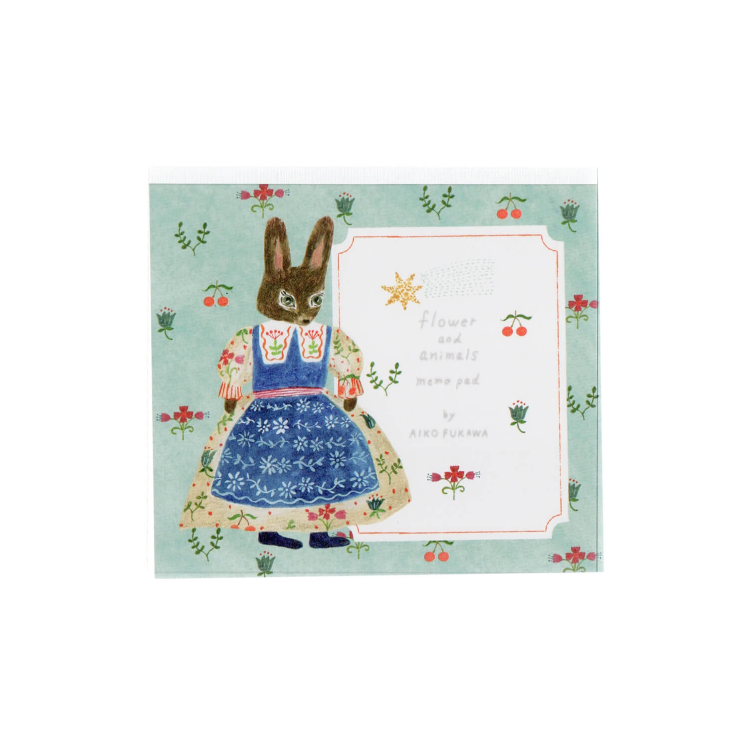 Aiko Fukawa Block Memo – Flower and Animals