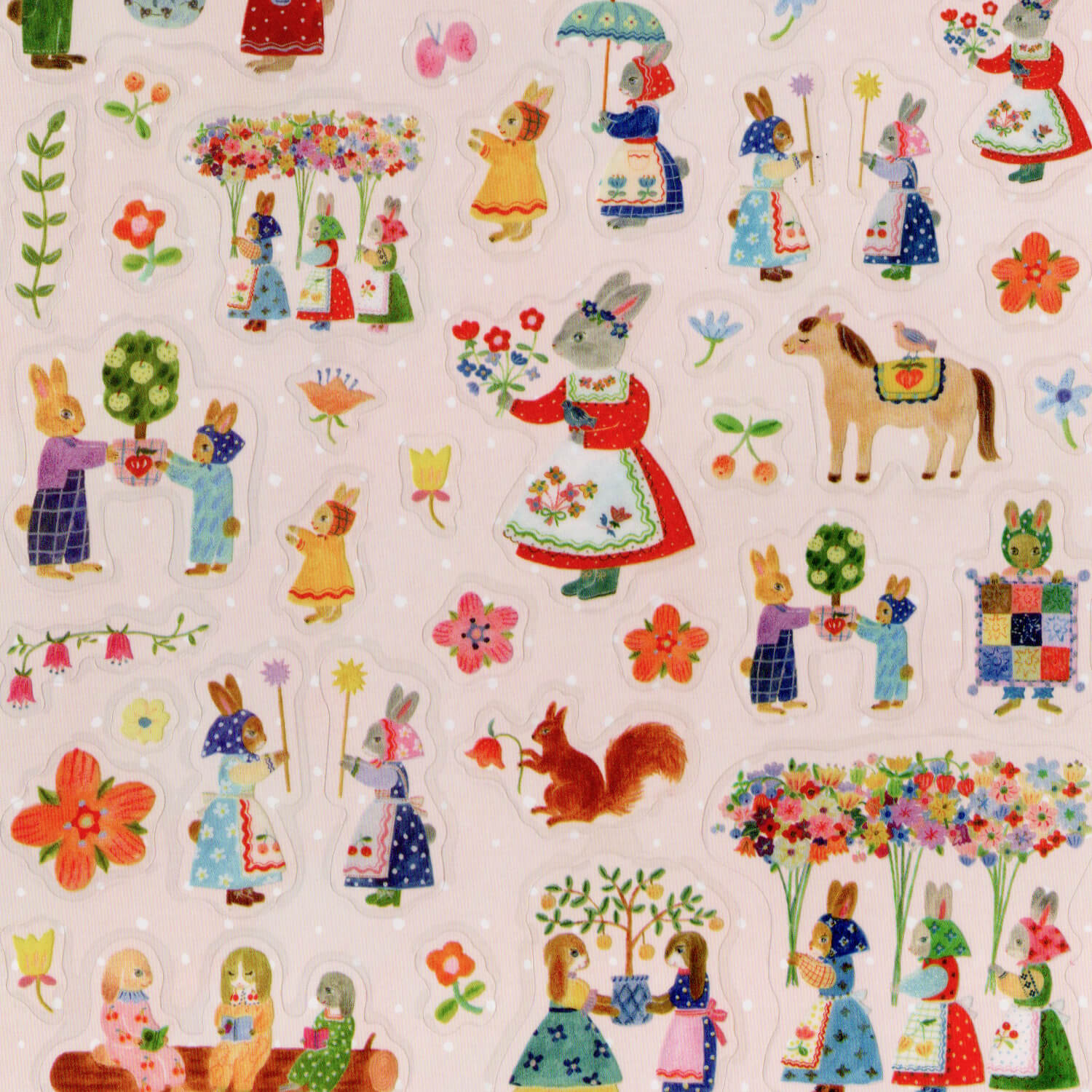 Aiko Fukawa Clear Sticker - Rabbit Garden