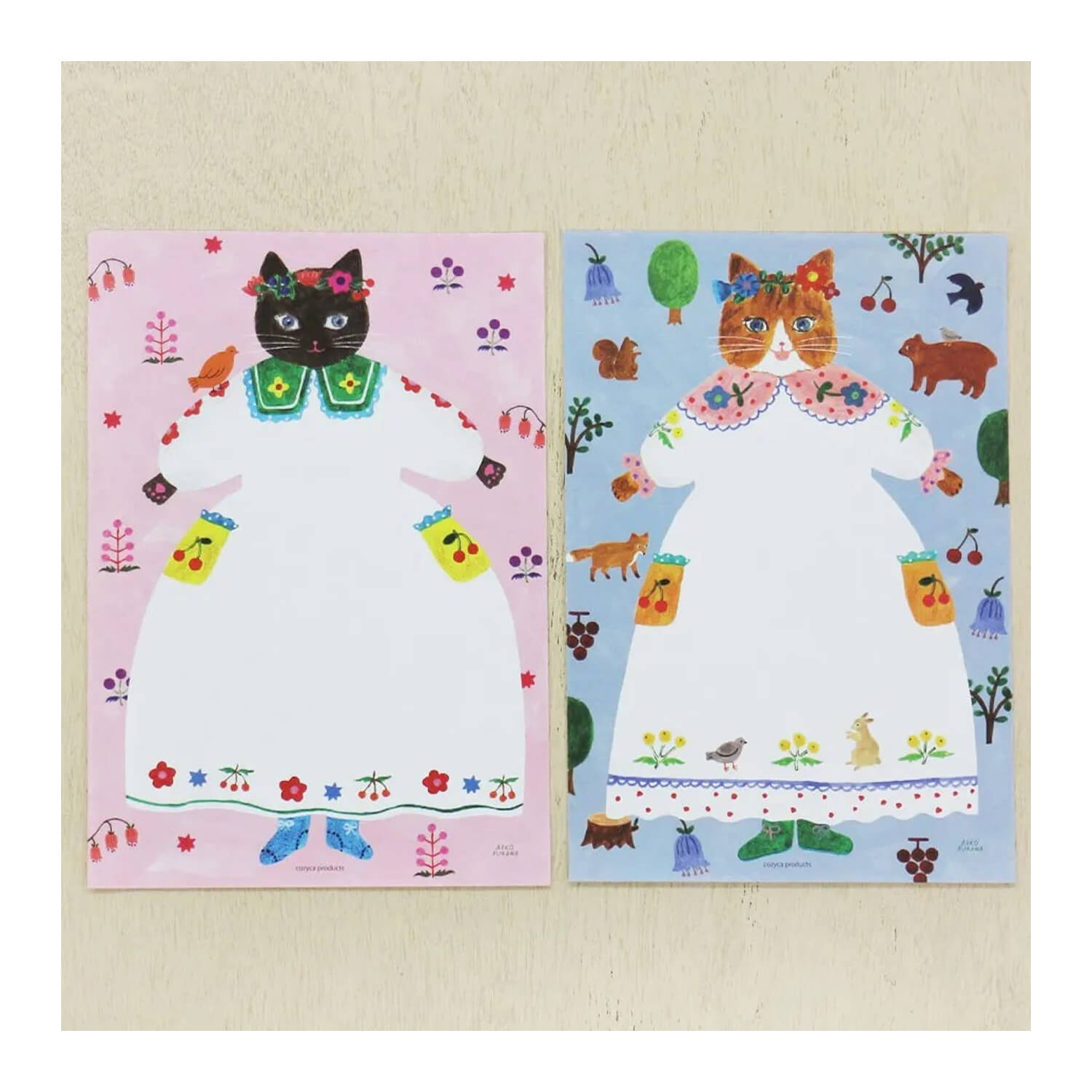 Aiko Fukawa Letter Set – Cat and Onepiece