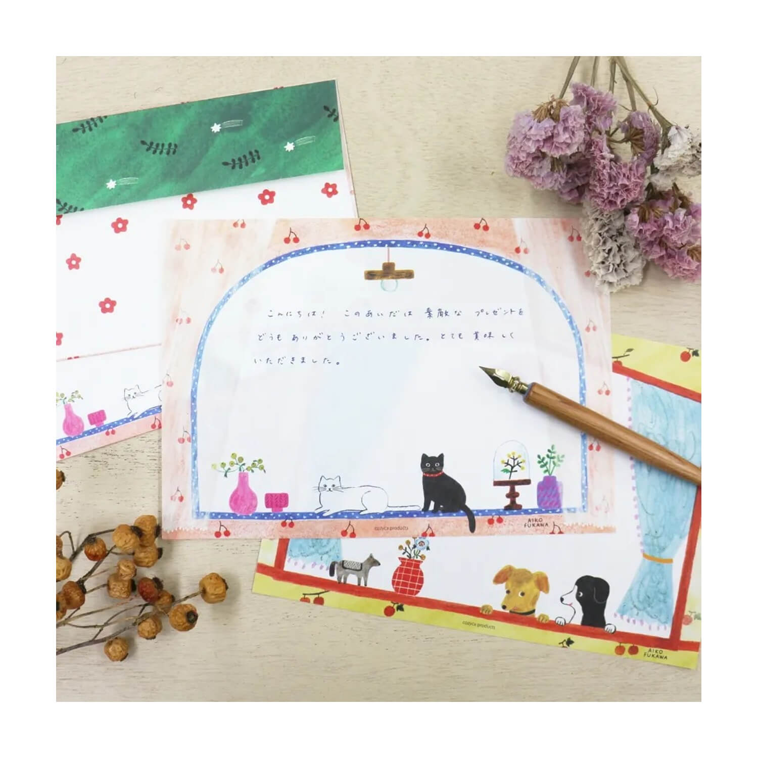 Aiko Fukawa Envelope Set – Little Window