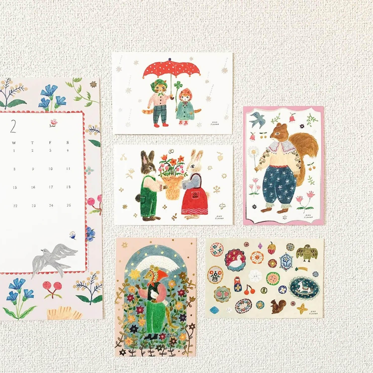 Aiko Fukawa Foil Postcard – Brooch