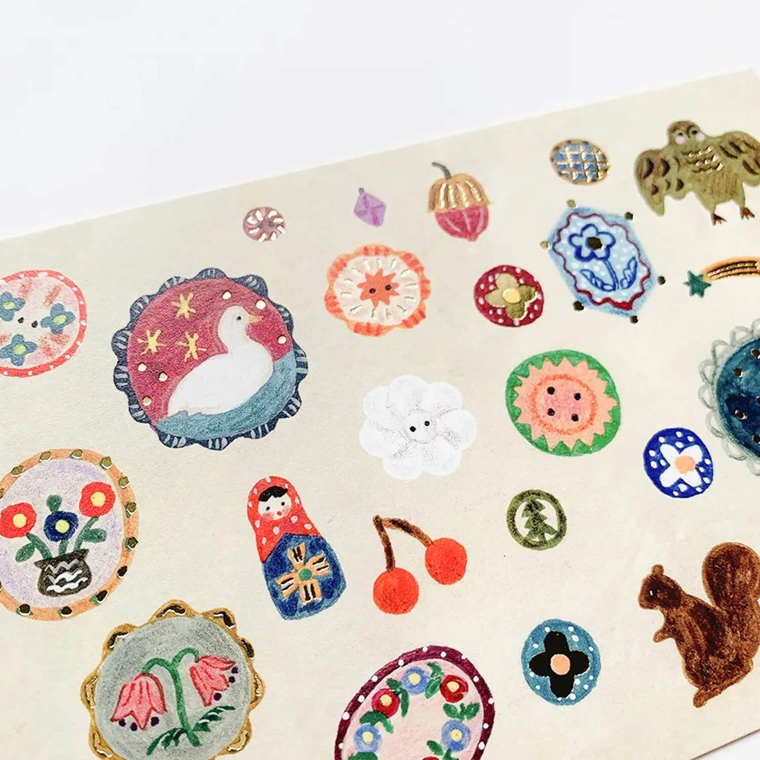 Aiko Fukawa Foil Postcard – Brooch