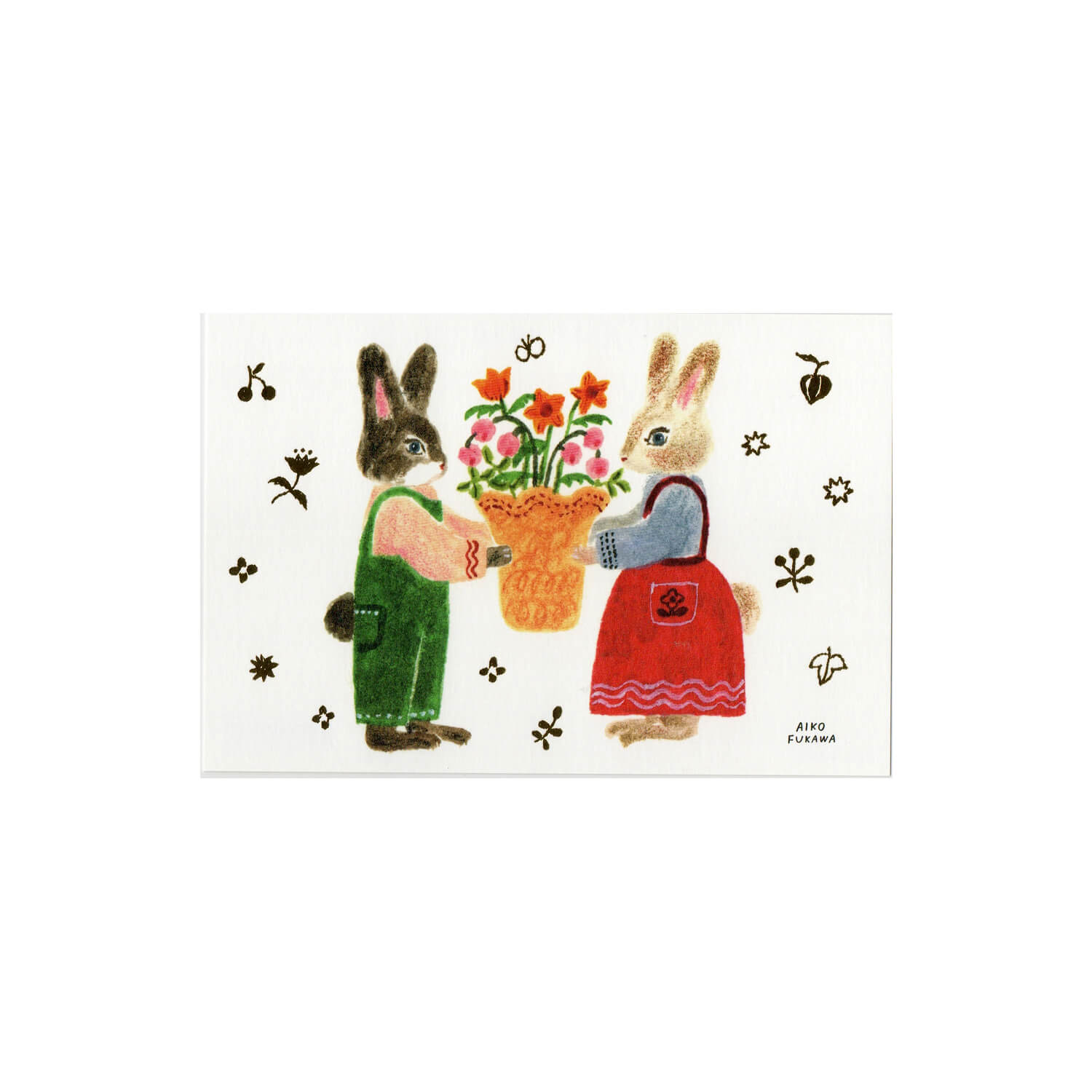 Aiko Fukawa Foil Postcard – Festival