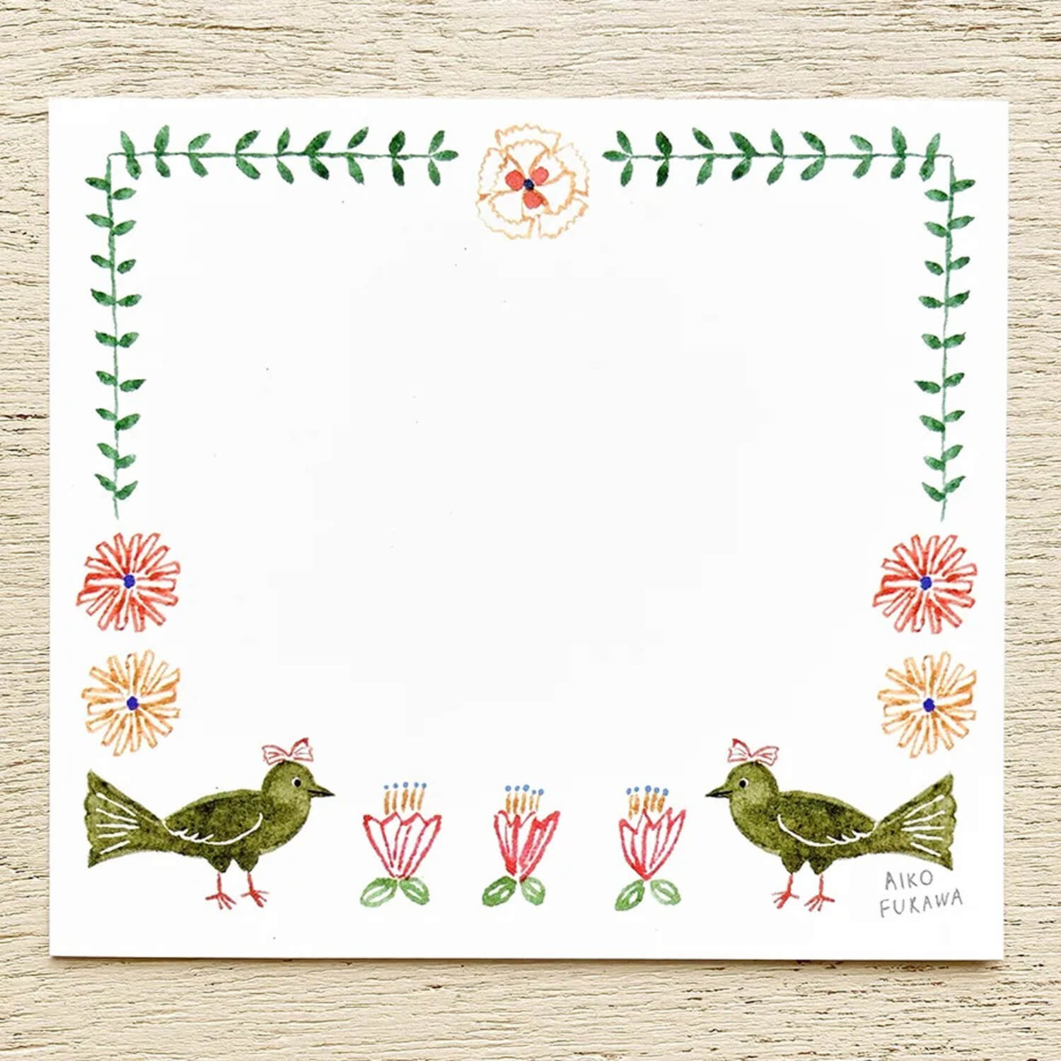 Aiko Fukawa Memo Block – Flower Gate