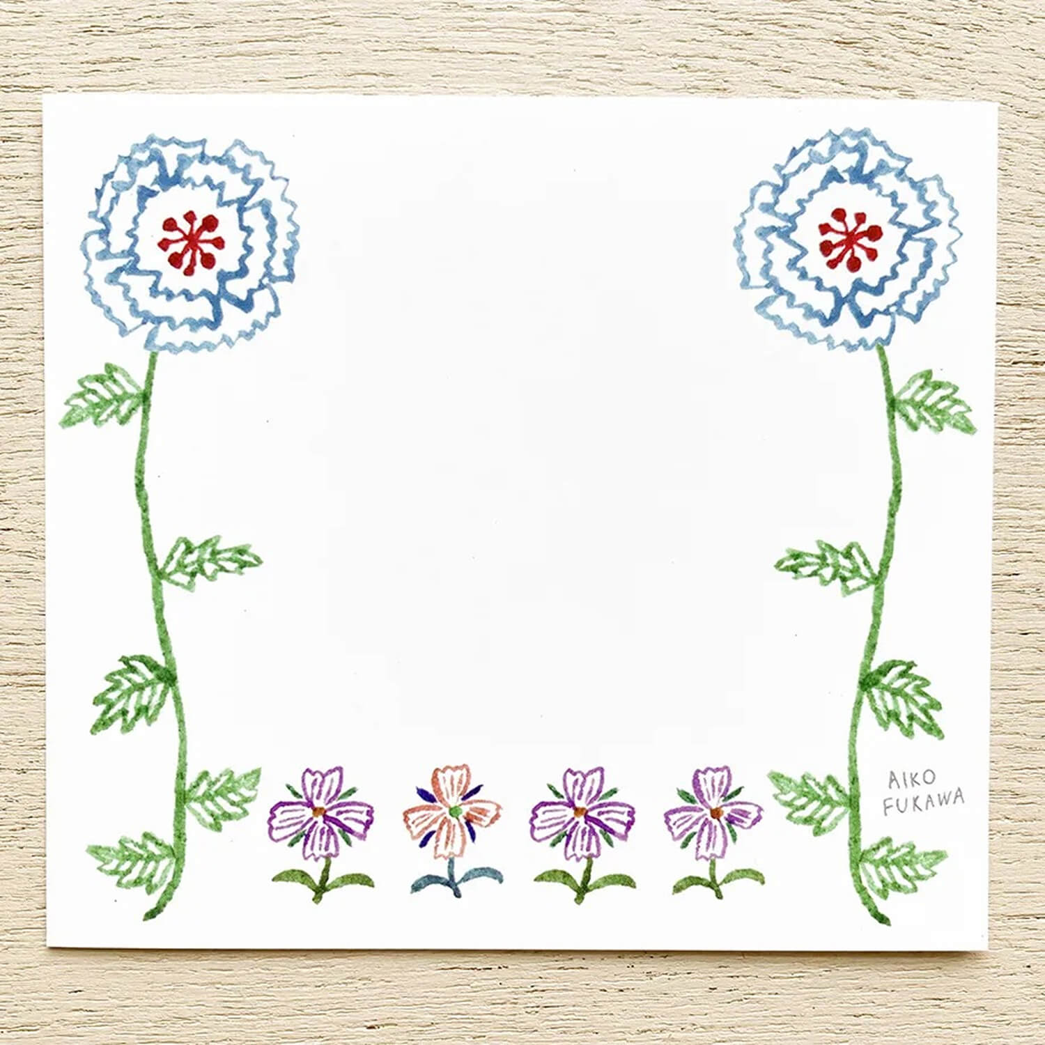 Aiko Fukawa Memo Block – Flower Gate