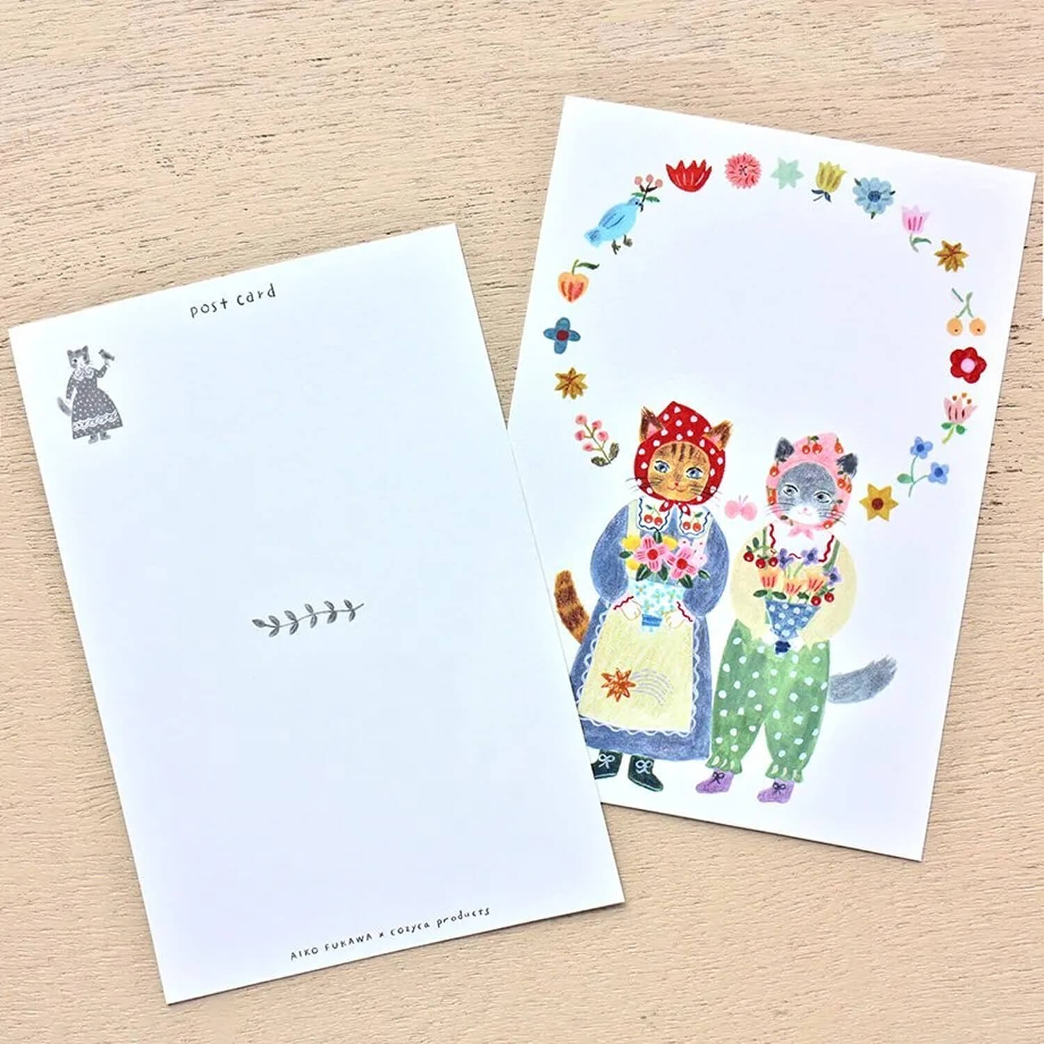 Aiko Fukawa Postcard Set – Little Fluffy Friends