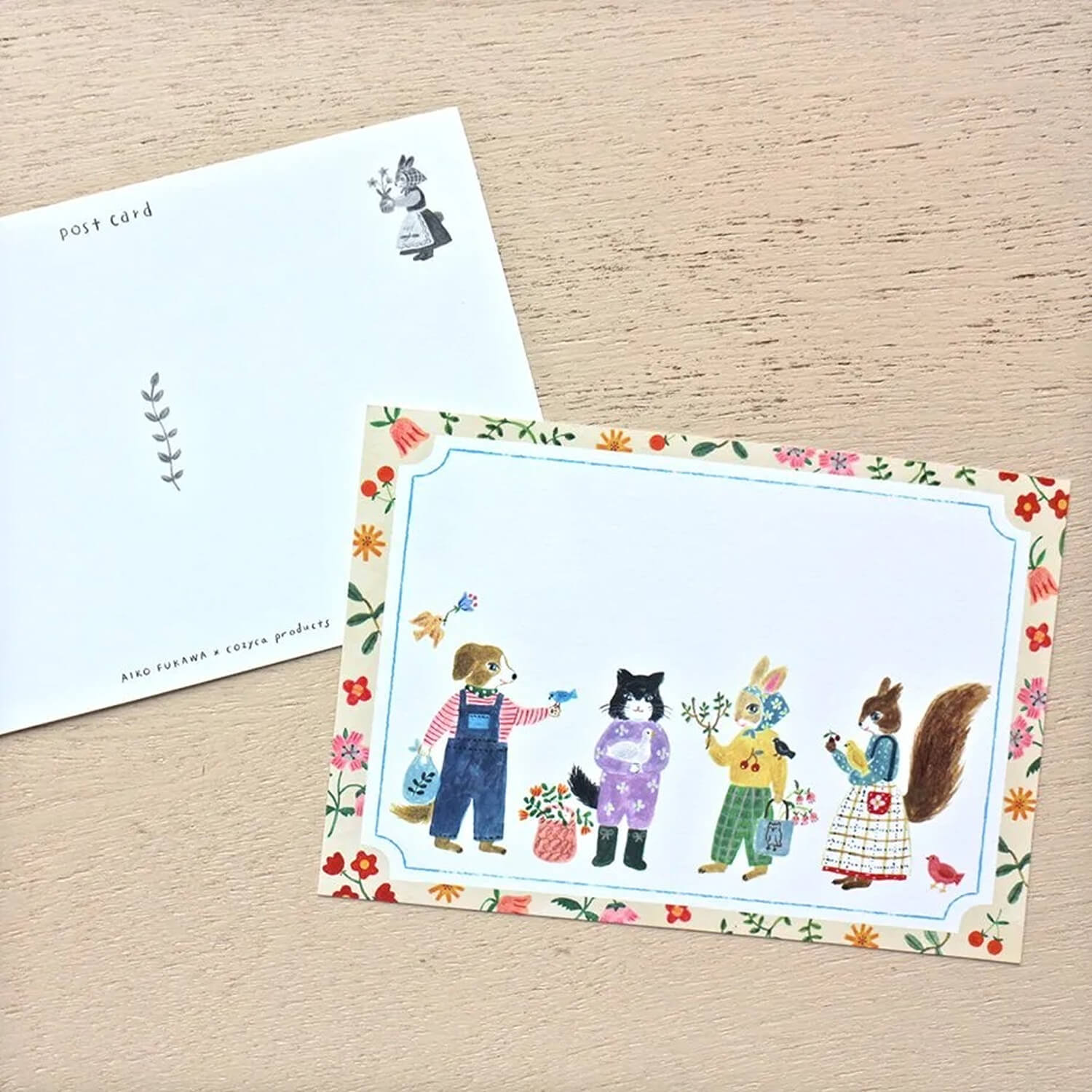 Aiko Fukawa Postcard Set – Little Fluffy Friends