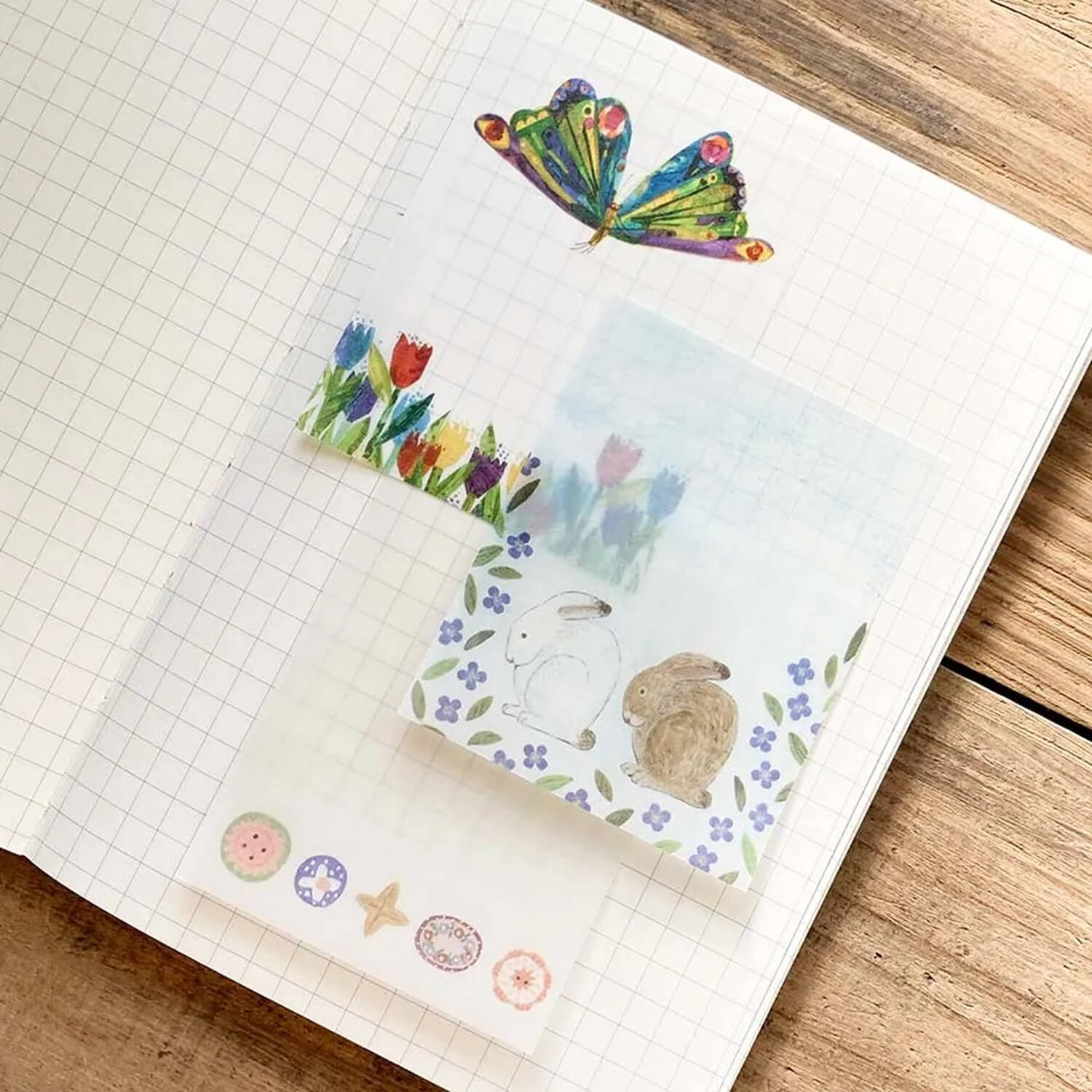 Aiko Fukawa Tracing Paper Sticky Notes – Buttons