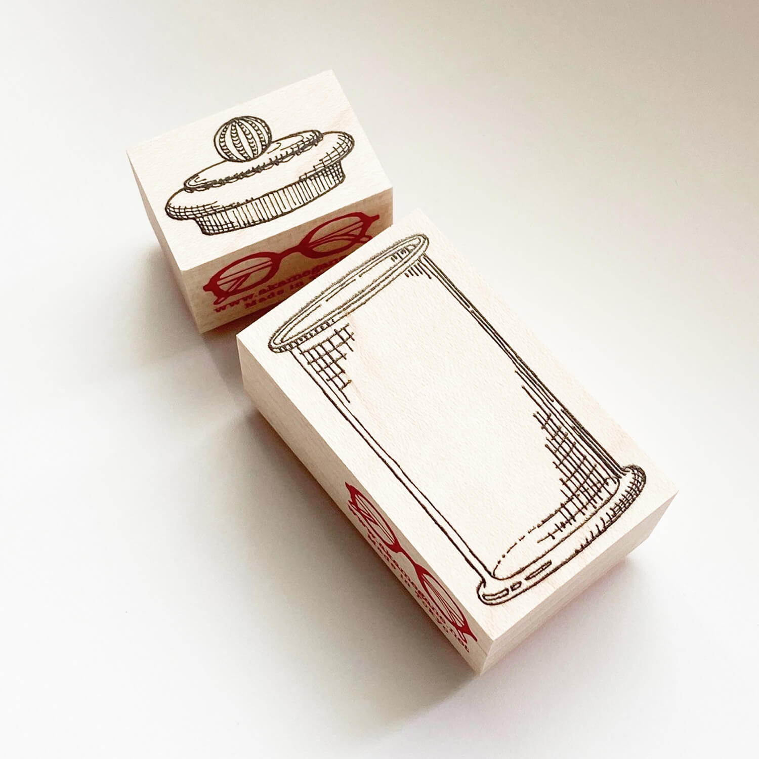 Akamegane Spice Jar Mini Stamp Set