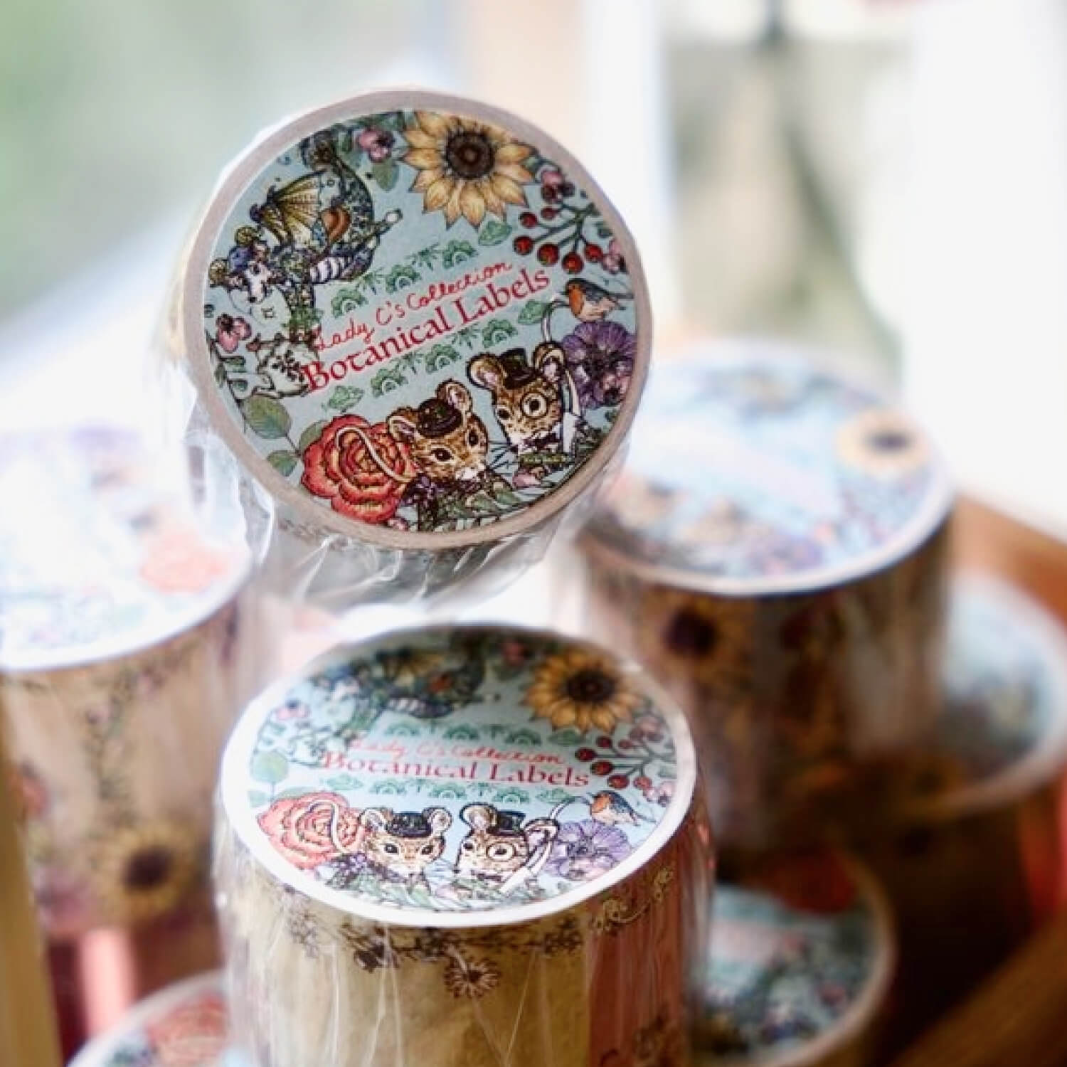 Akamegane Sticky Notes Roll - Lady C Botanical