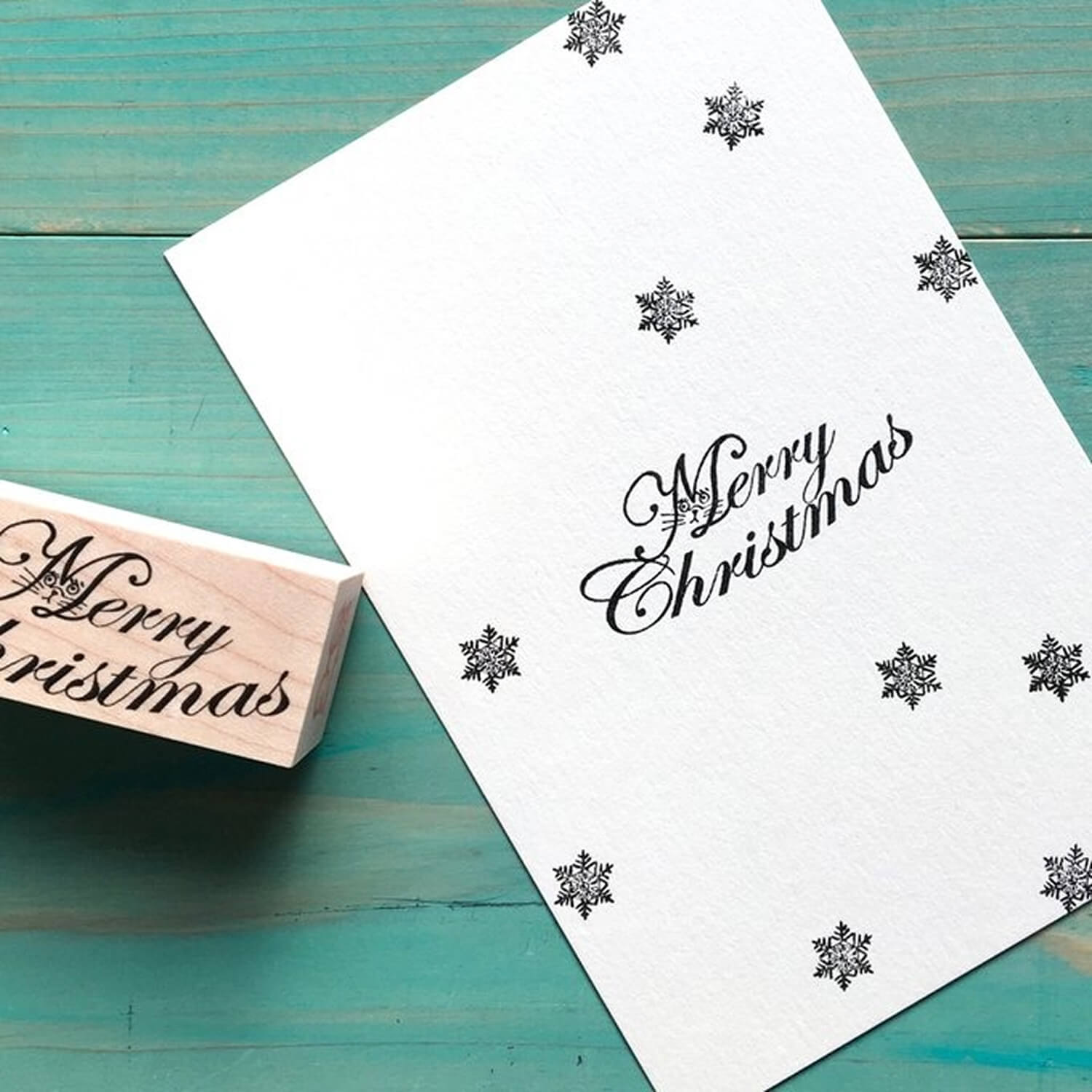 Akamegane Winter Wonderland Mini Stamp - Snowflake
