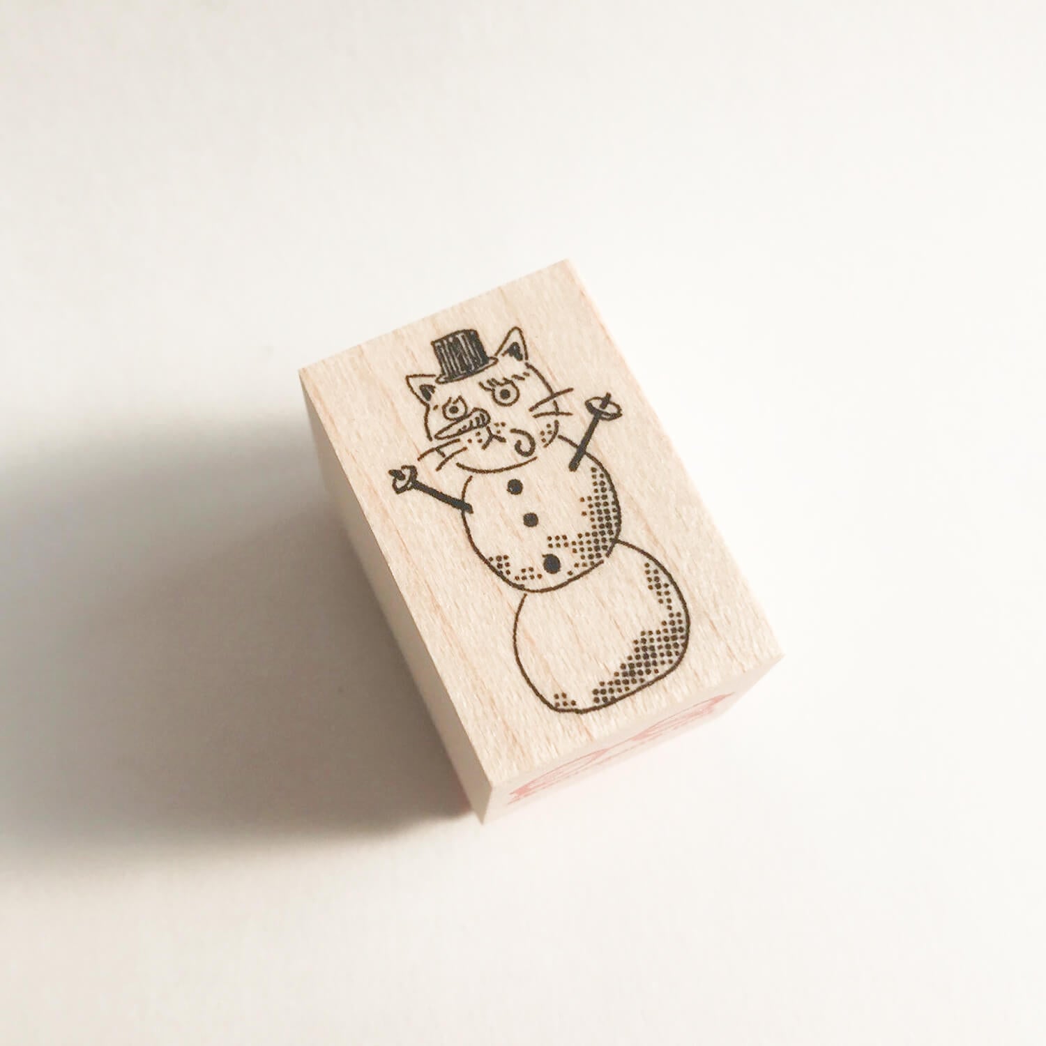 Akamegane Winter Wonderland Mini Stamp - Dali Snowman