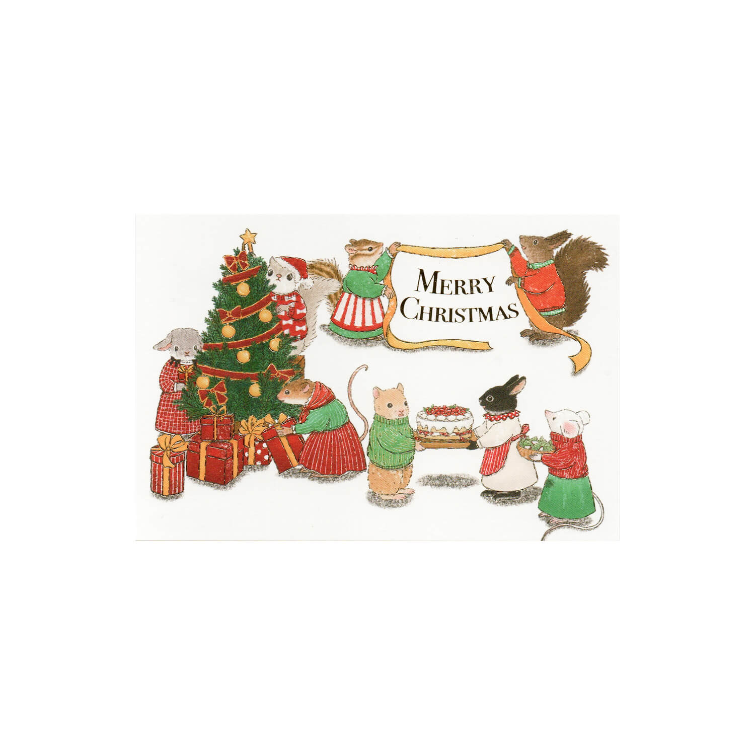 Akane Kotoko Christmas Postcard – Small Animals