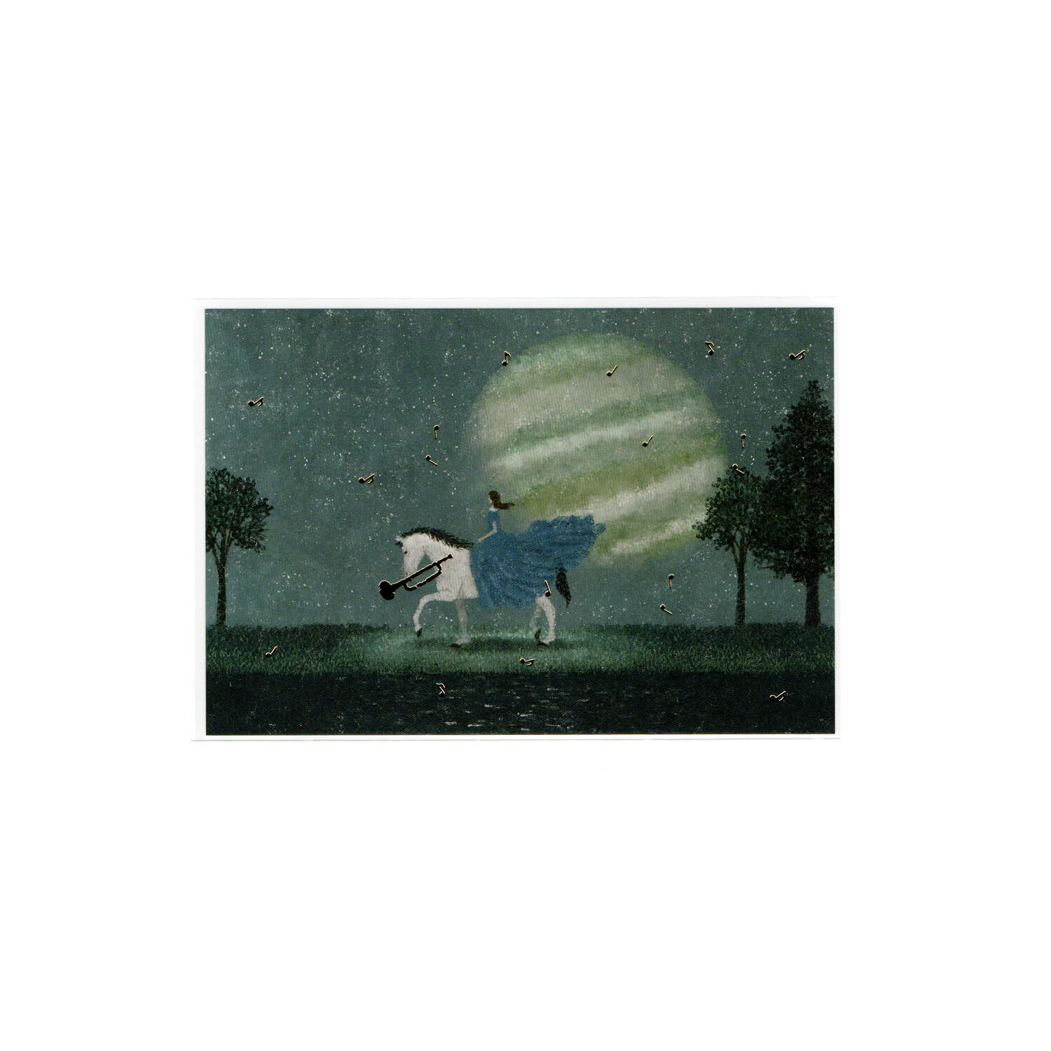 Akira Kusaka Foil Postcard – Journey of Sound