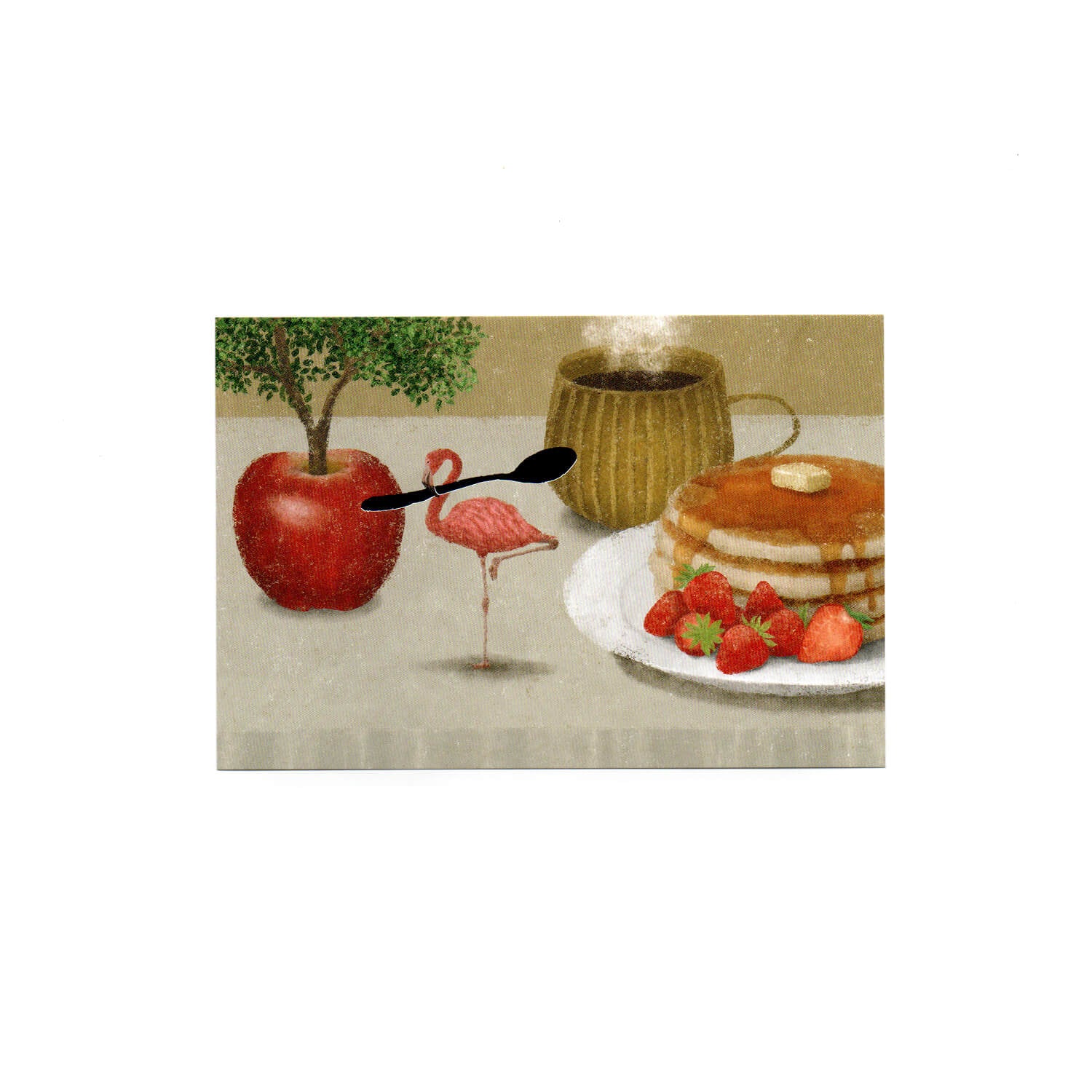 Akira Kusaka Foil Postcard – Tea Party