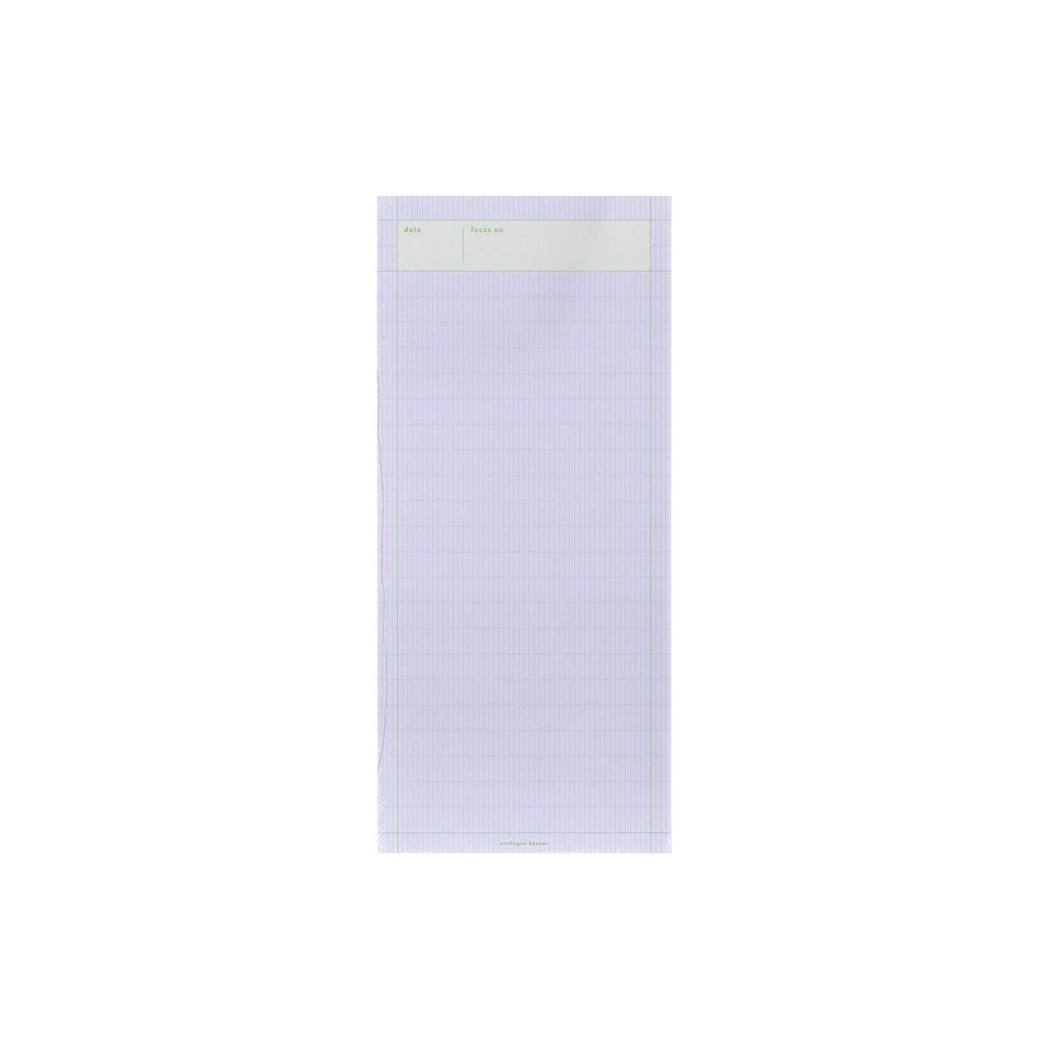 Analogue Keeper Brief Memopad - Blueberry