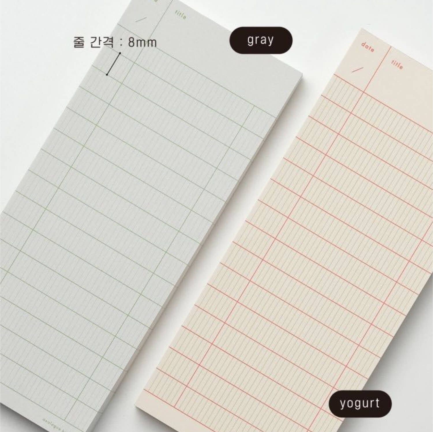 Analogue Keeper Checklist Memopad - Gray