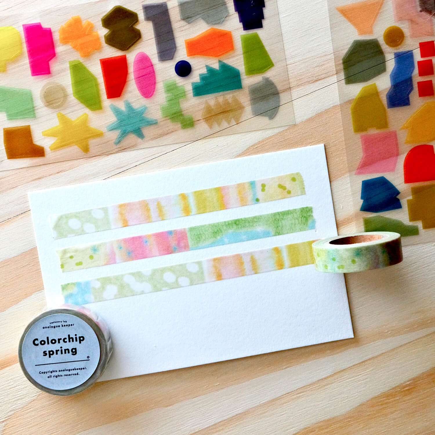 Analogue Keeper Colorchip Masking Tape - Spring