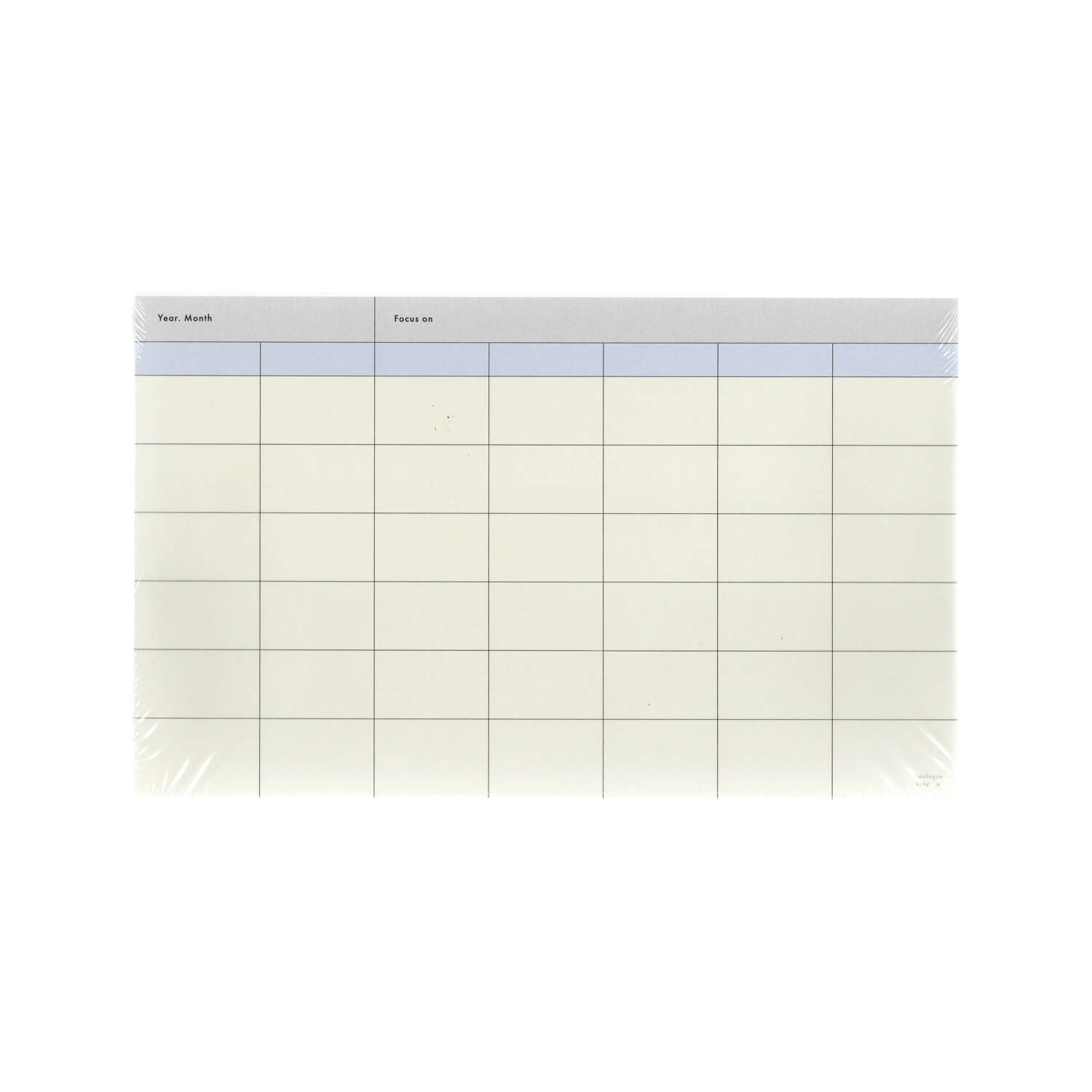 Analogue Keeper Monthly Memopad