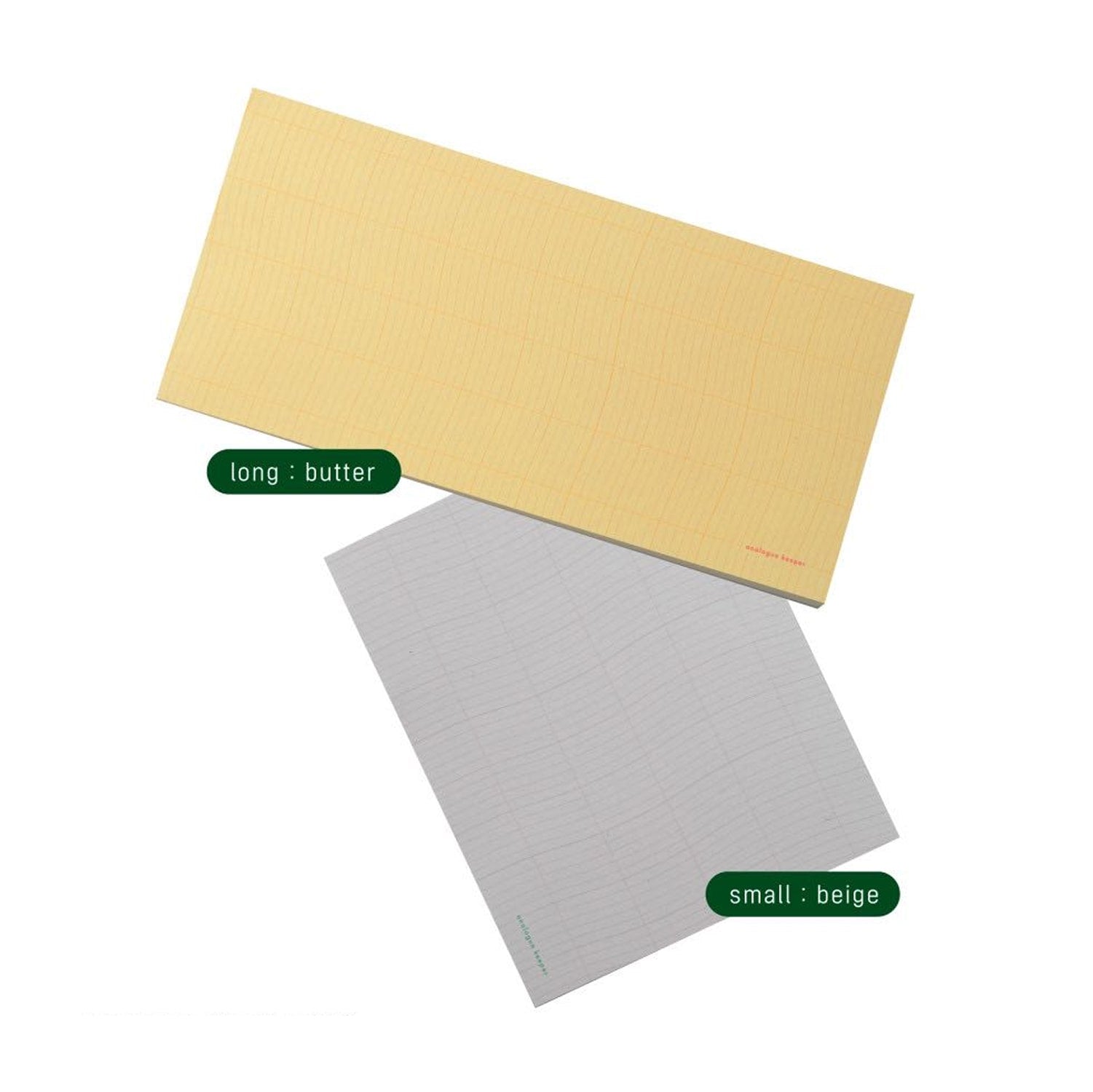 Analogue Keeper Rhythm Grid Memopad - Small (Beige)