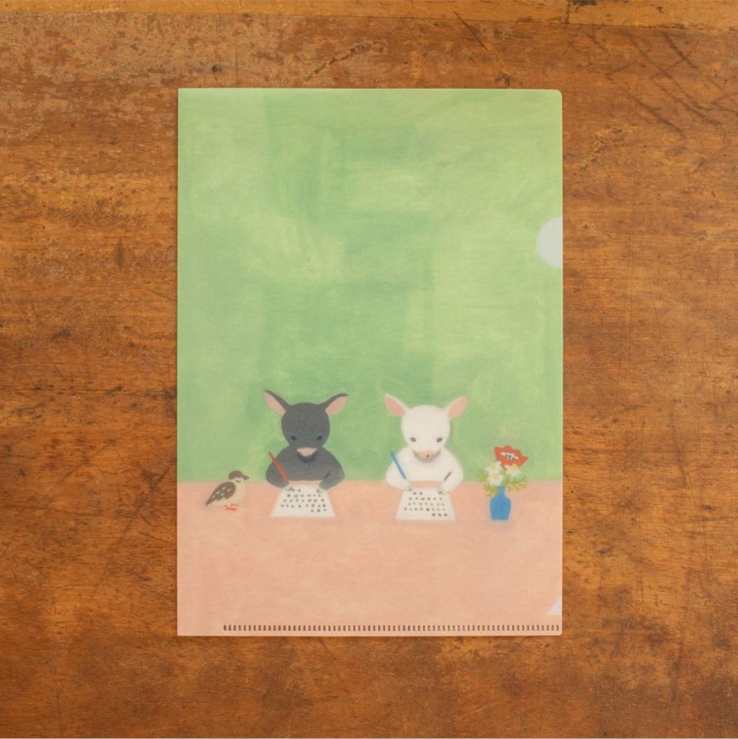 Asako Masunouchi A5 Clear File - Writing a Letter