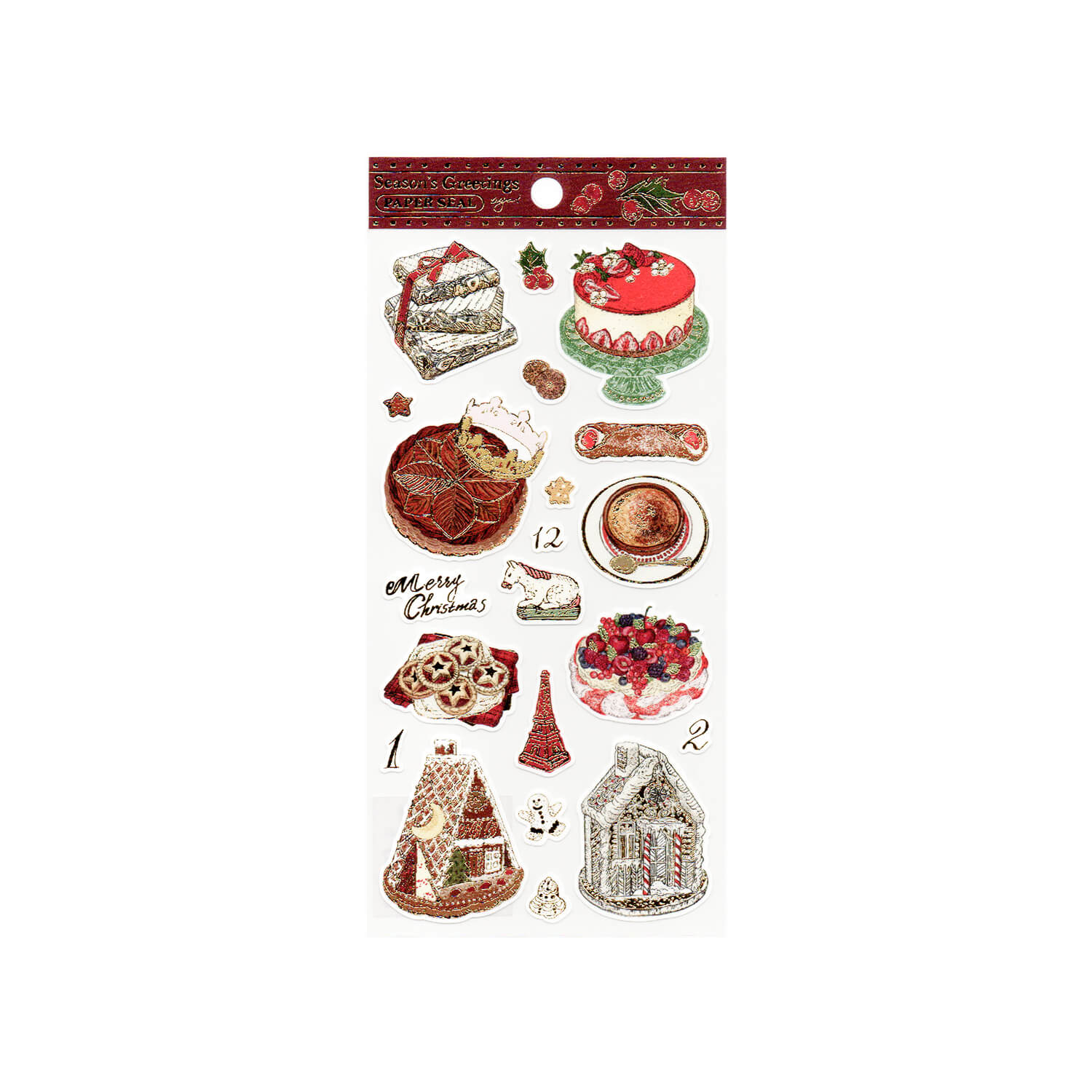 Aya Inoue Christmas Cotton Stickers