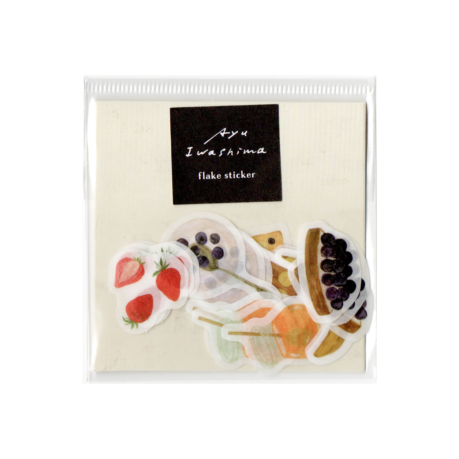 Ayumi Iwashima Flake Stickers – Bake