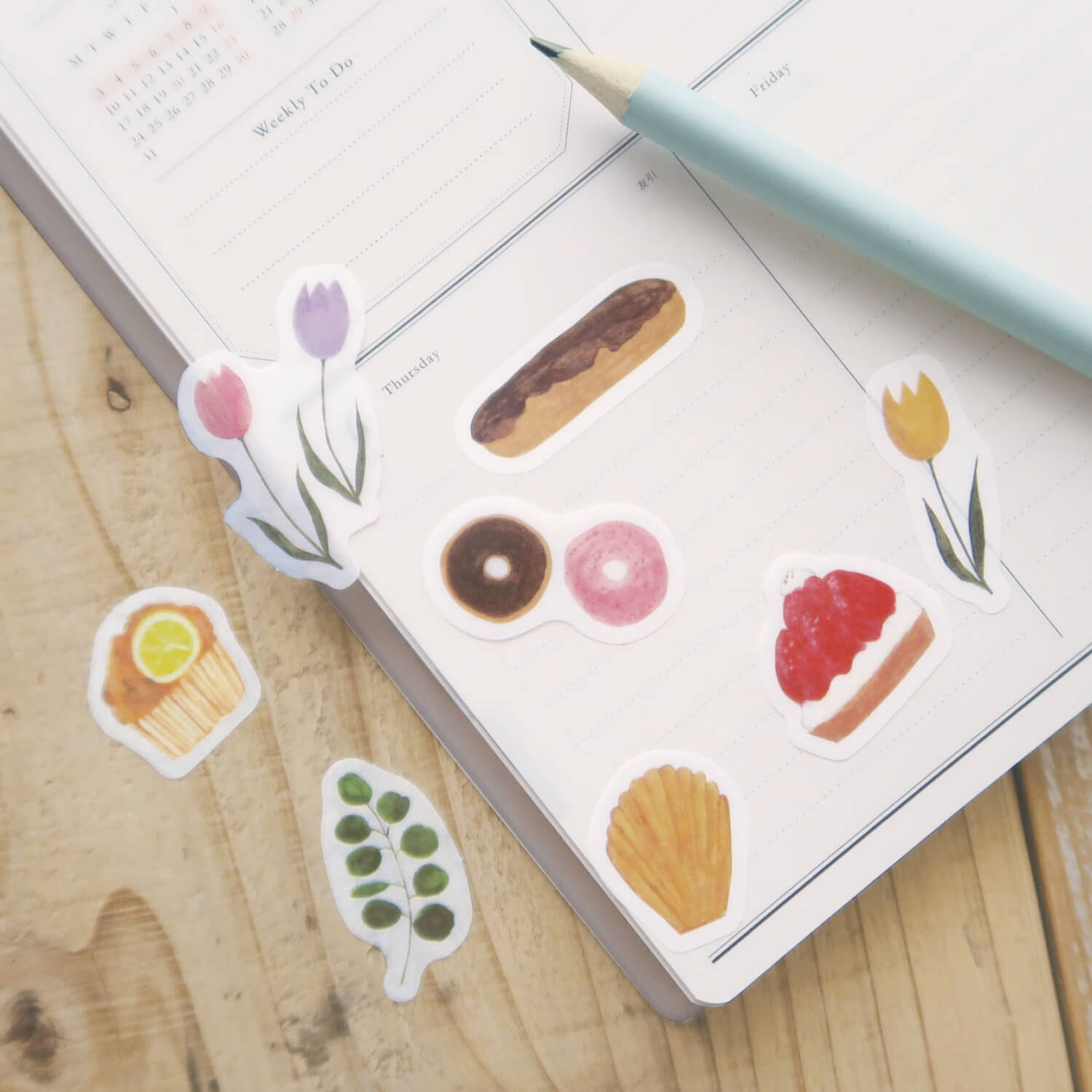 Ayumi Iwashima Flake Stickers – Sweets