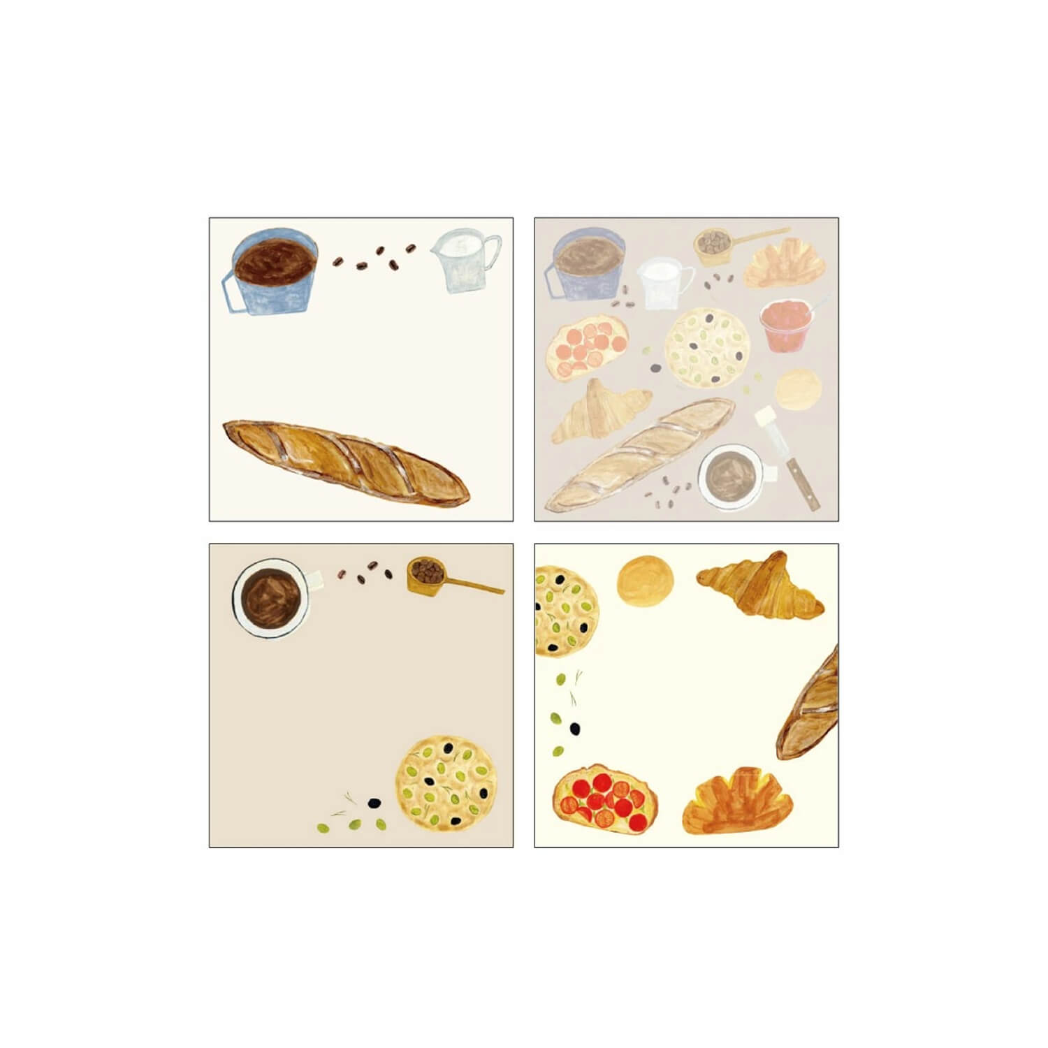Ayumi Iwashima Memo Pad - Bread