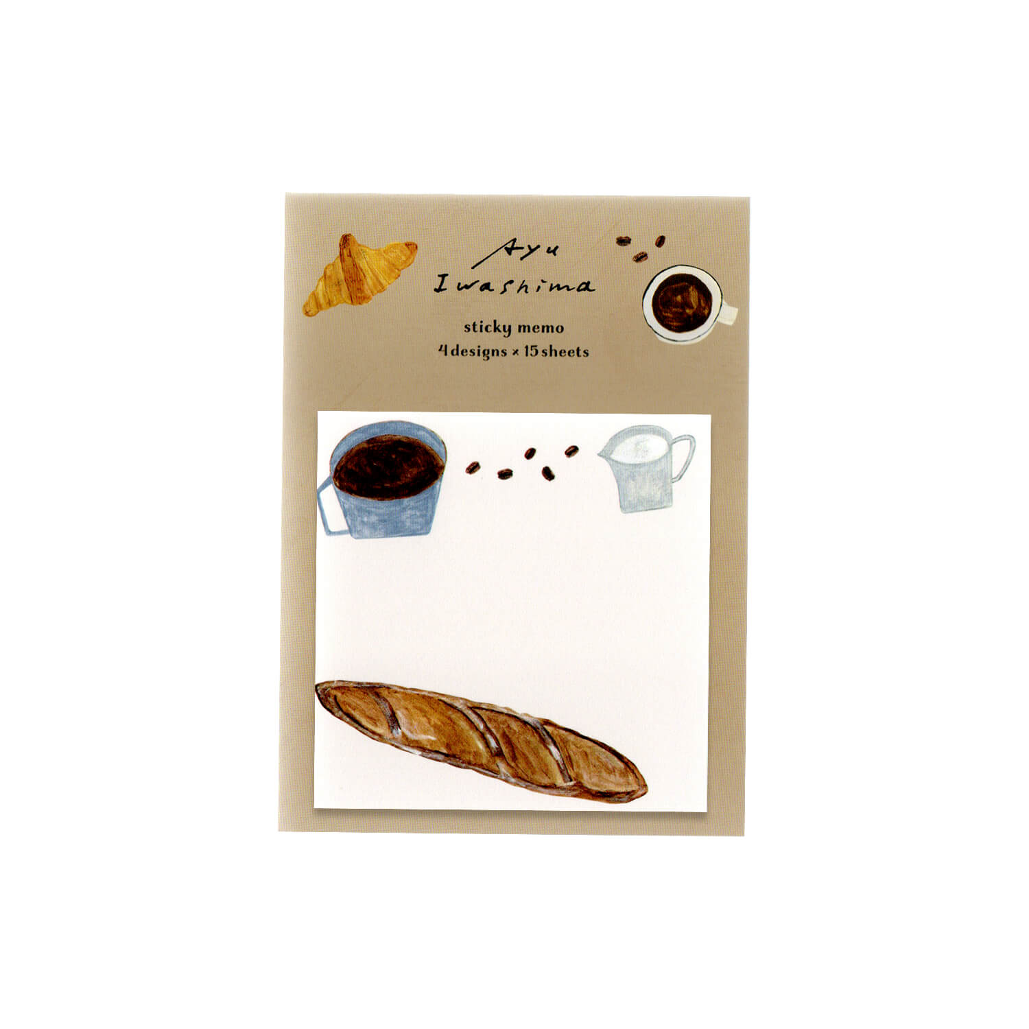 Ayumi Iwashima Memo Pad - Bread
