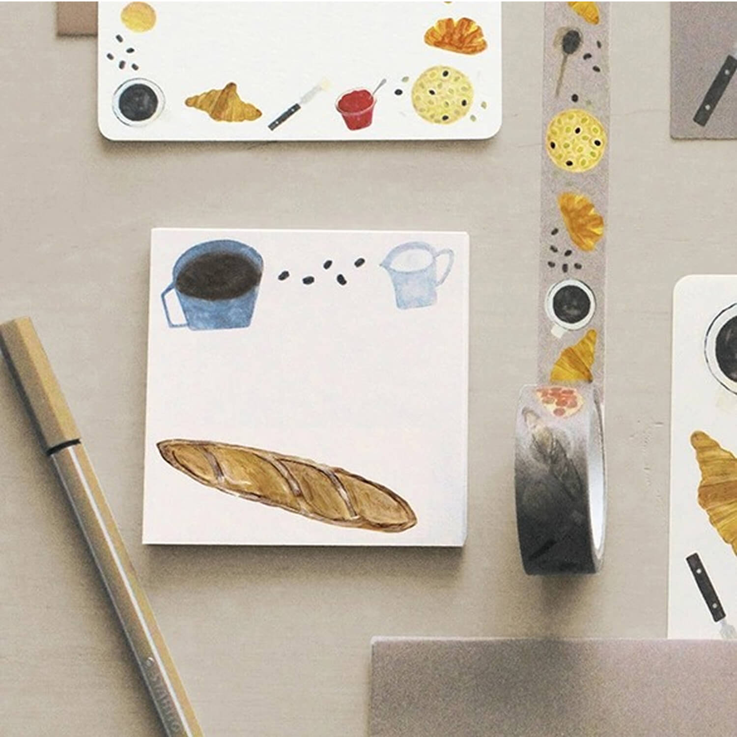 Ayumi Iwashima Memo Pad - Bread